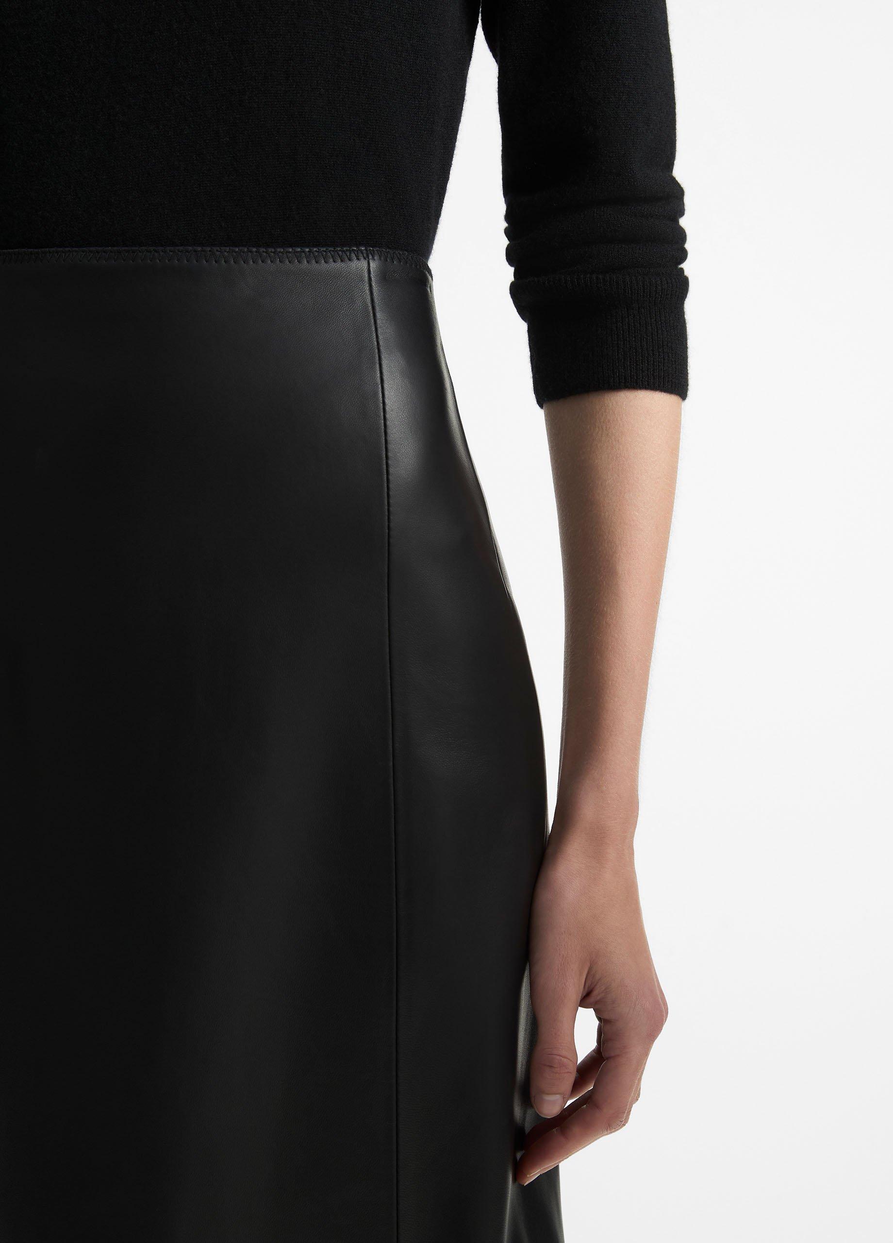 Leather Straight Skirt image number 3