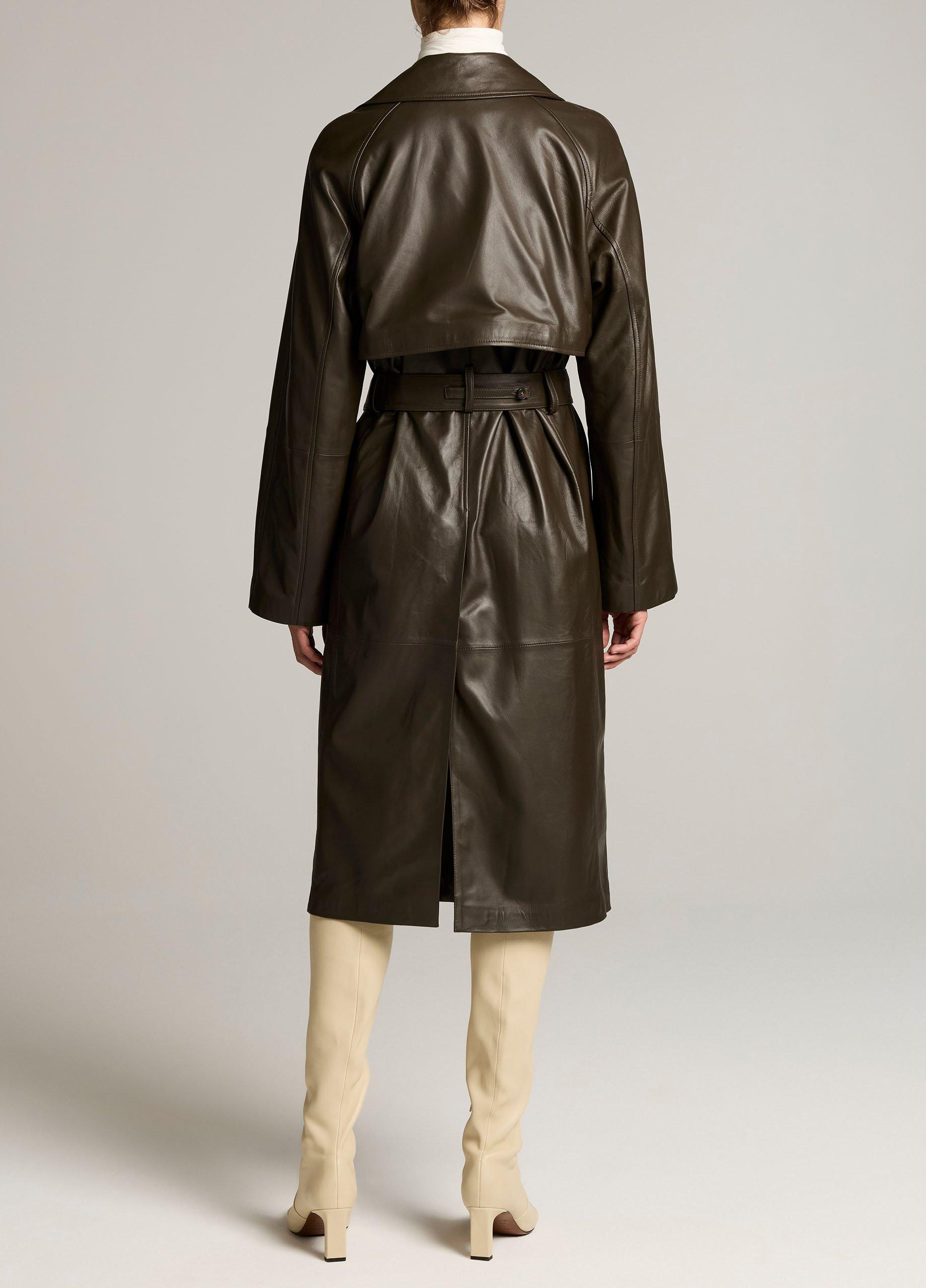 Leather Trench Coat image number 2
