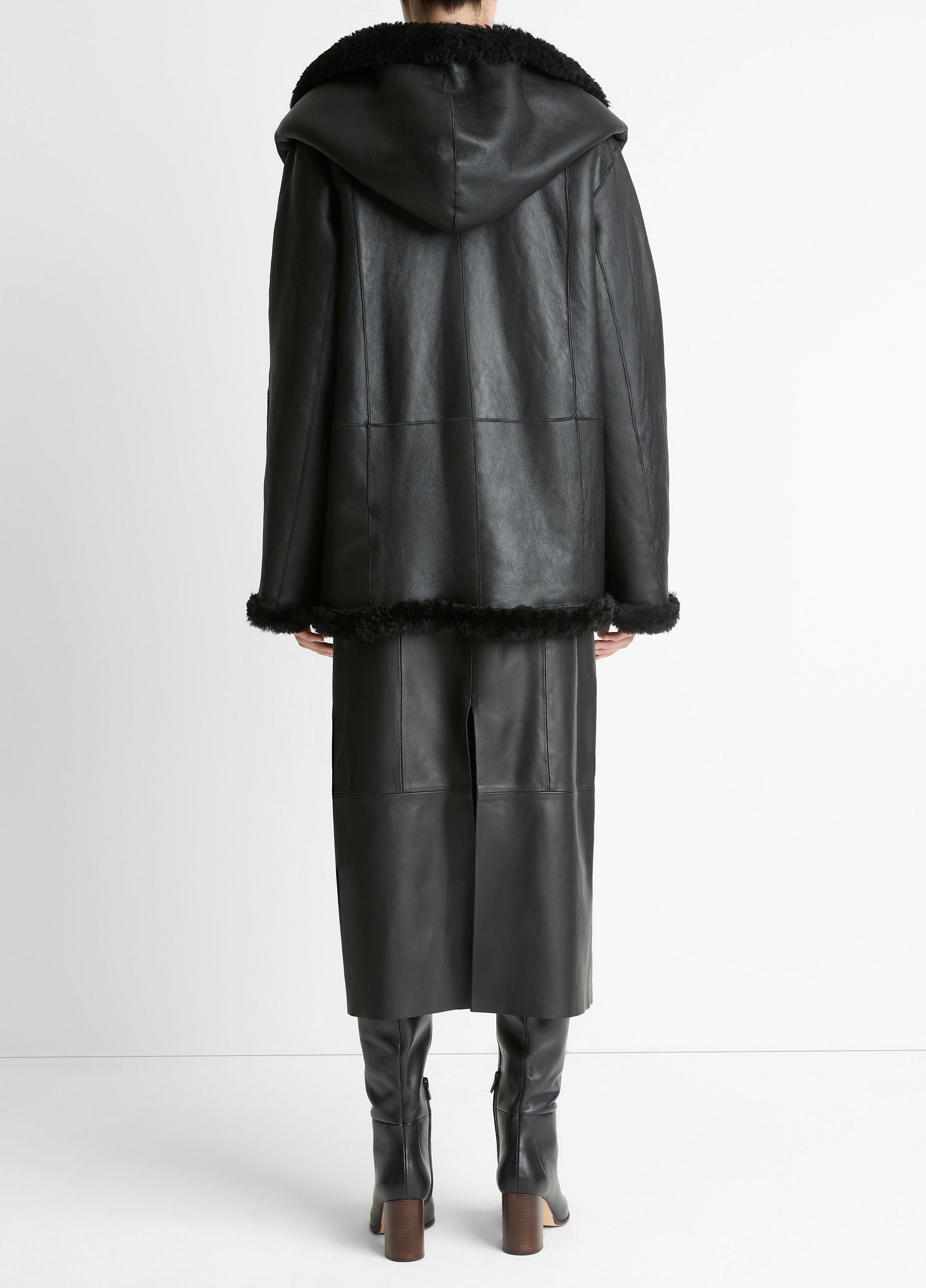 Shearling Hooded Jacket image number 2