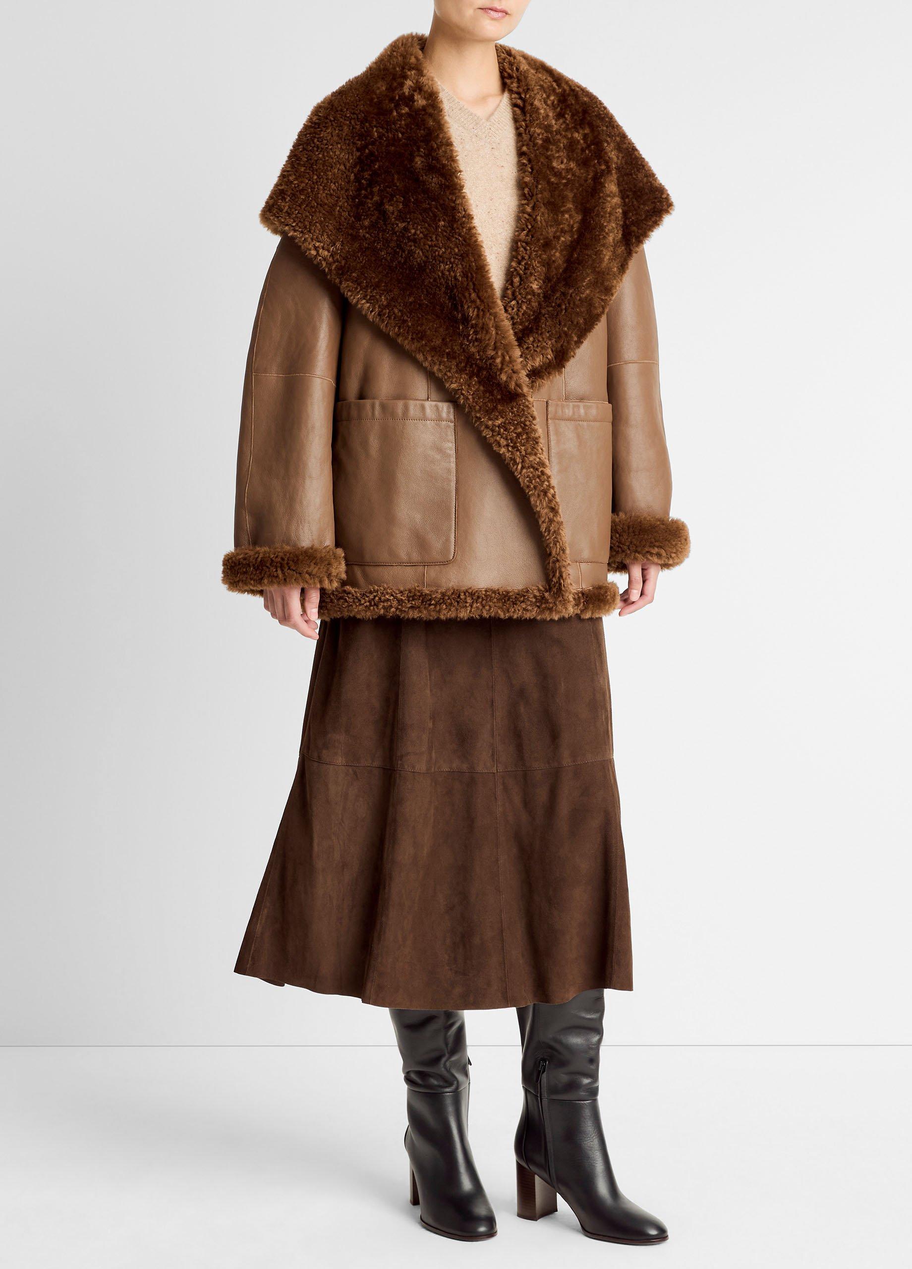 Shearling Hooded Jacket image number 1