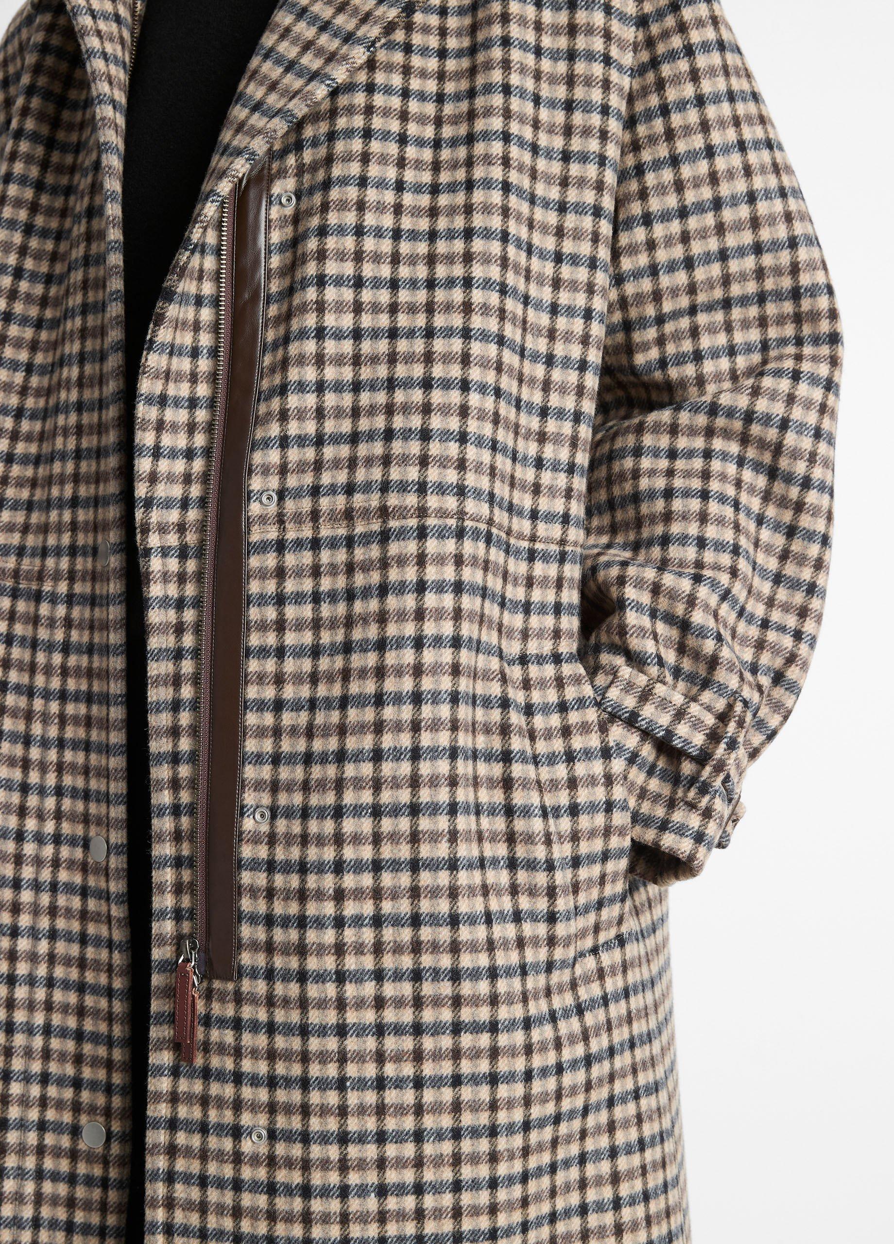 Plaid Car Coat image number 3