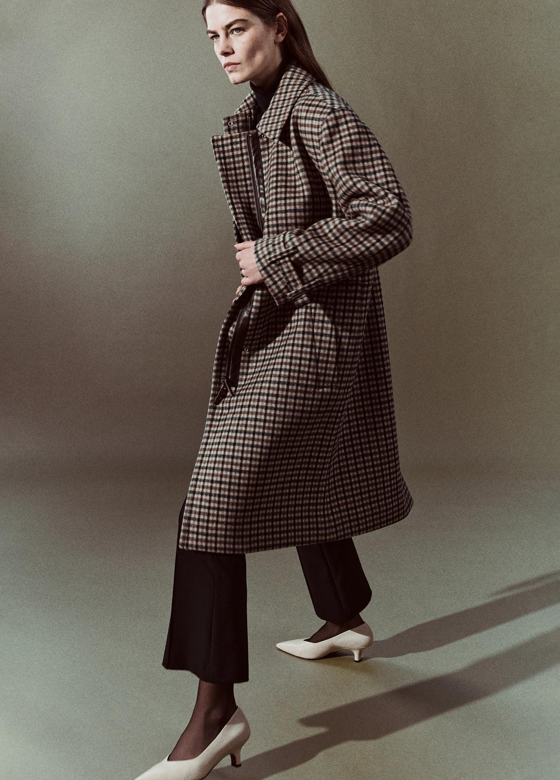 Plaid Car Coat image number 4