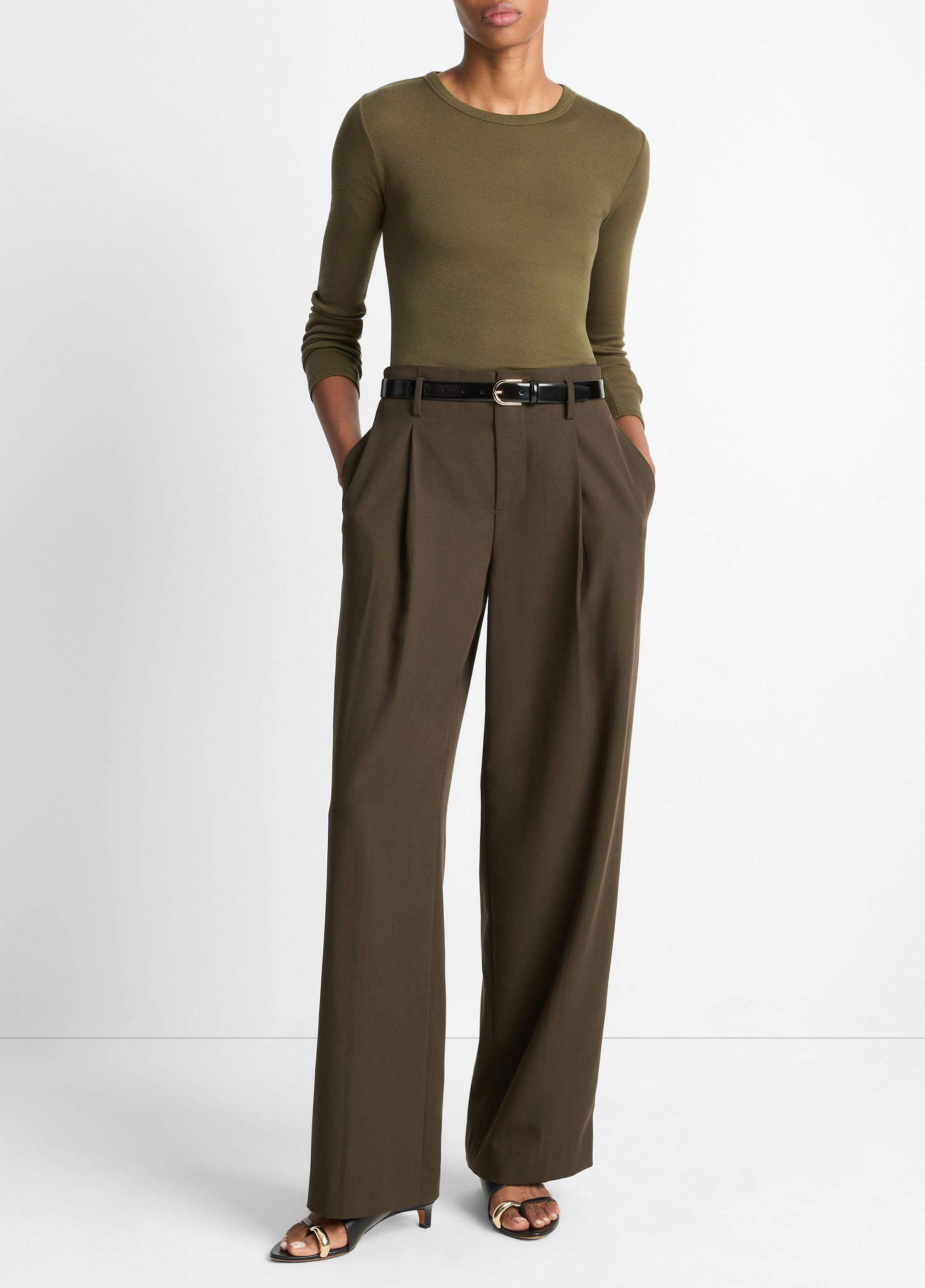 Essential Pima Cotton-Blend Long-Sleeve T-Shirt image number 3