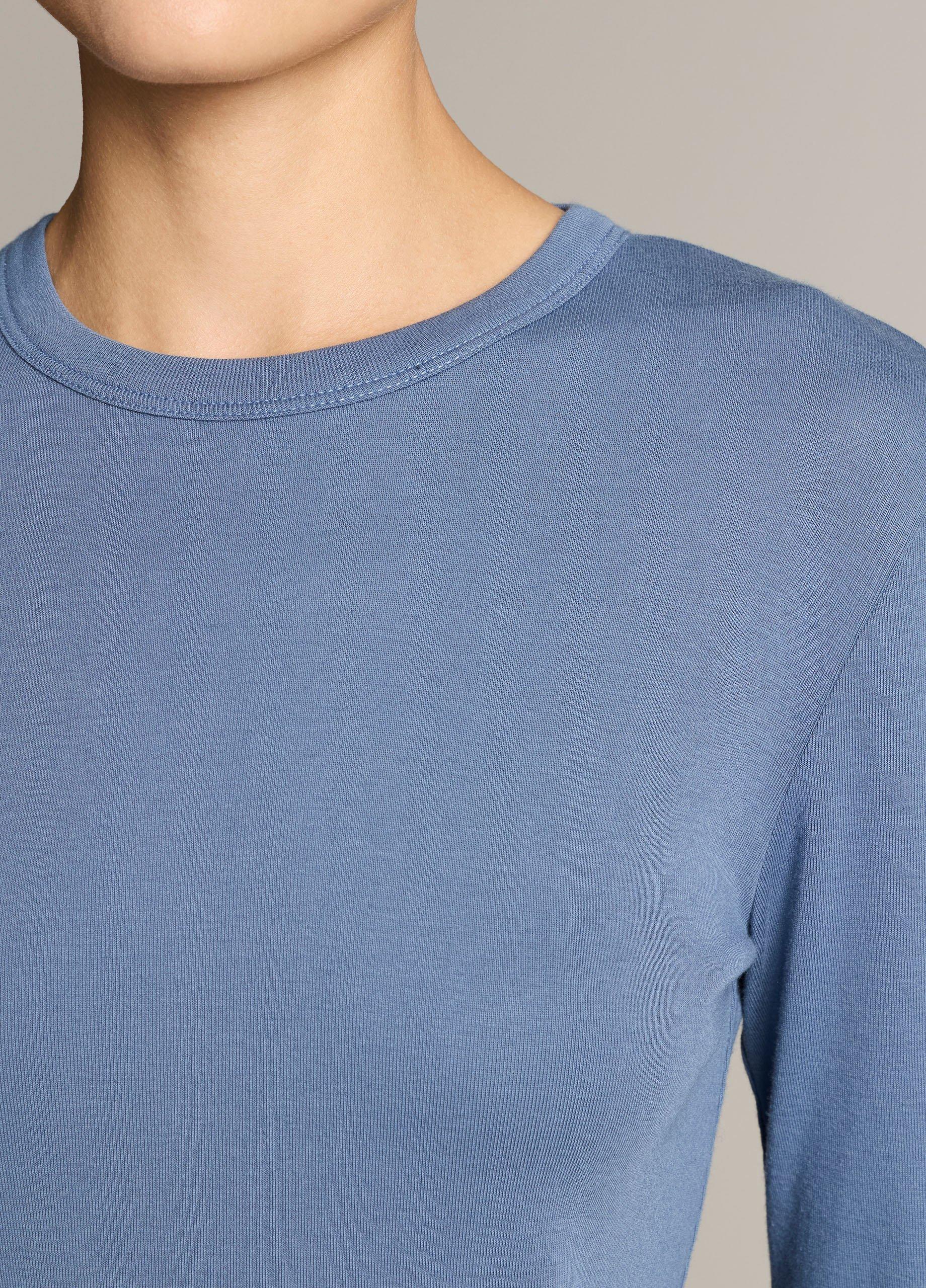 Essential Pima Cotton-Blend Long-Sleeve T-Shirt image number 1