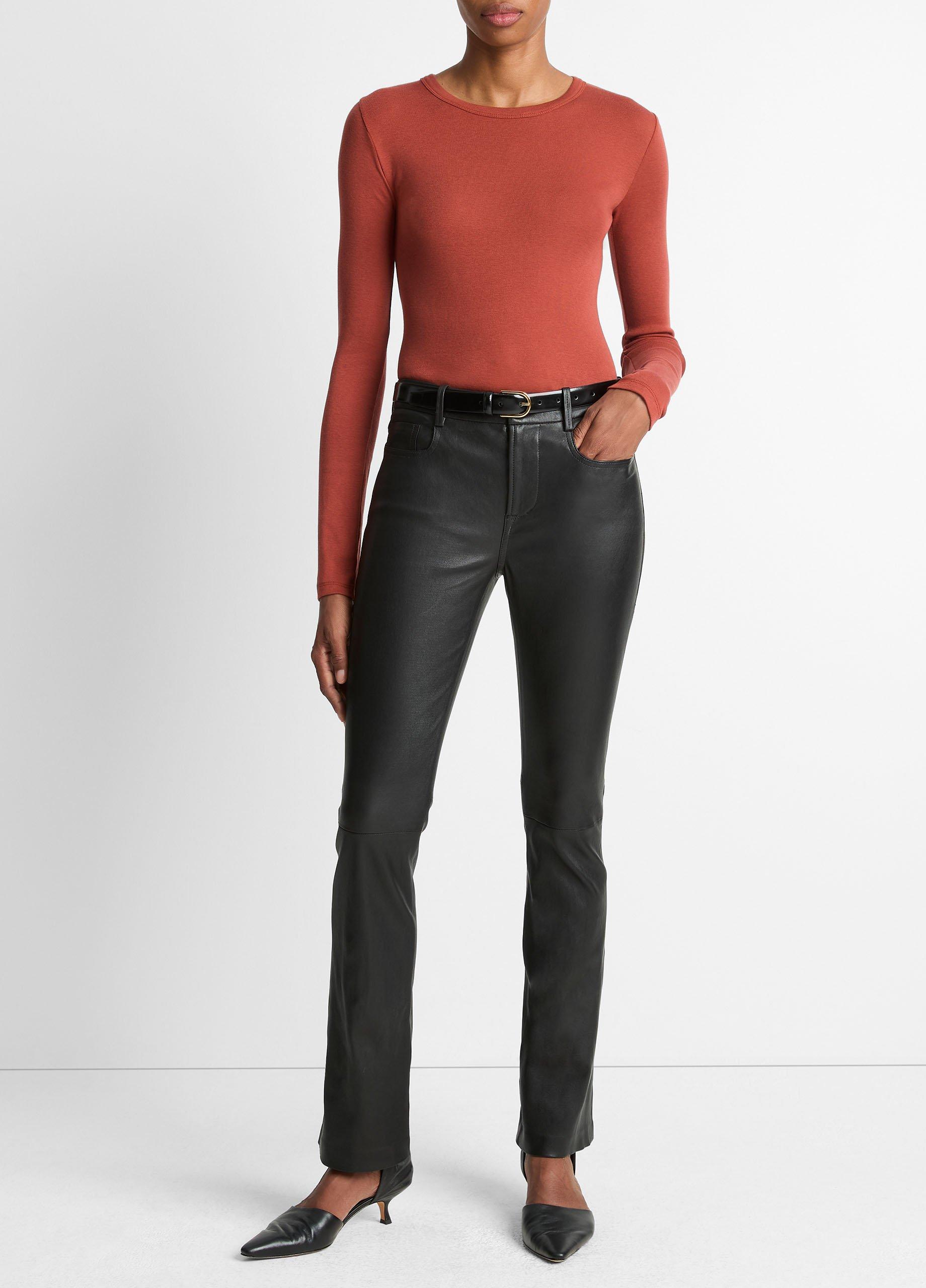 Essential Pima Cotton-Blend Long-Sleeve T-Shirt image number 3