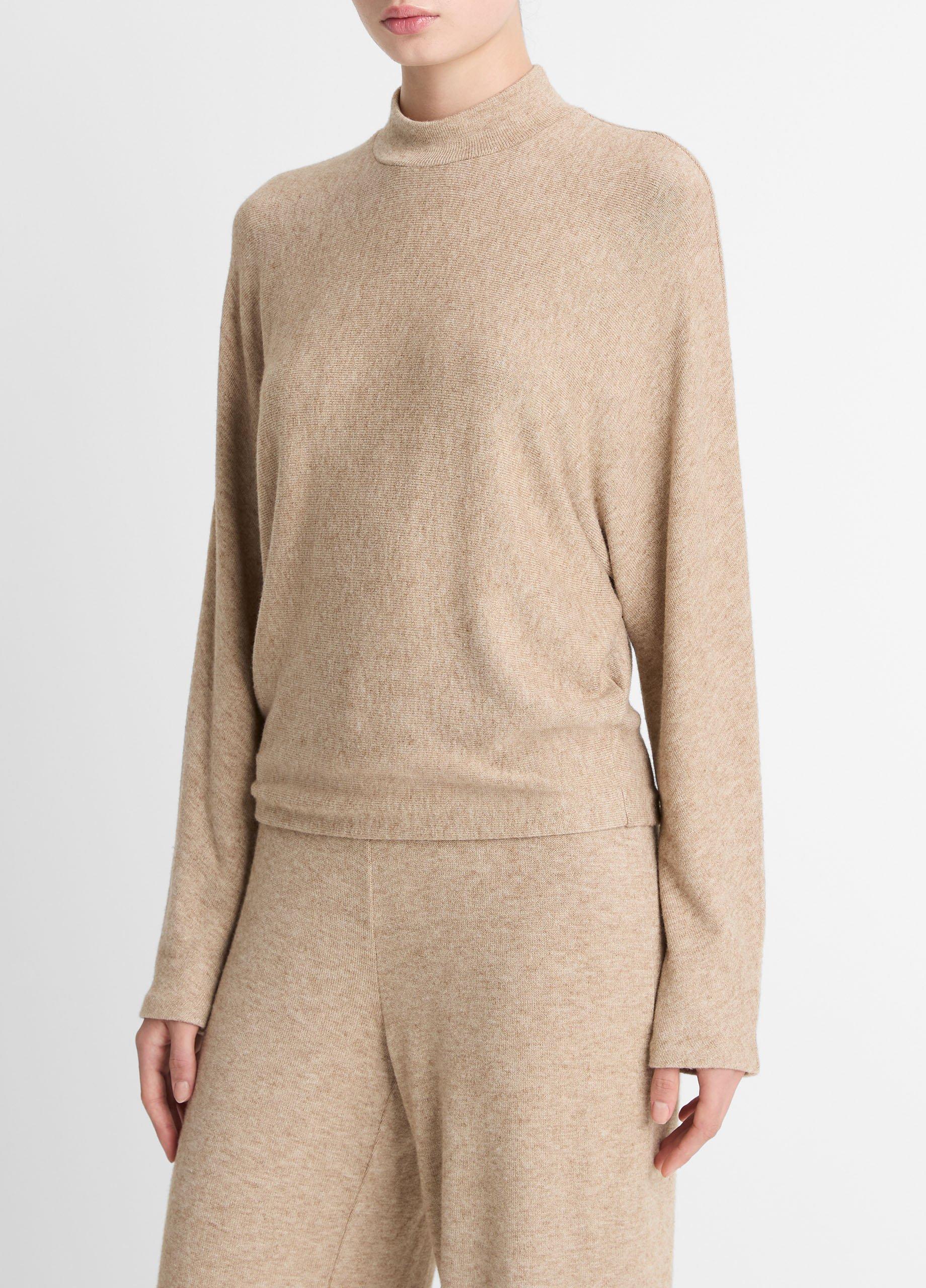 Cozy Dolman-Sleeve Mock-Neck Top image number 1