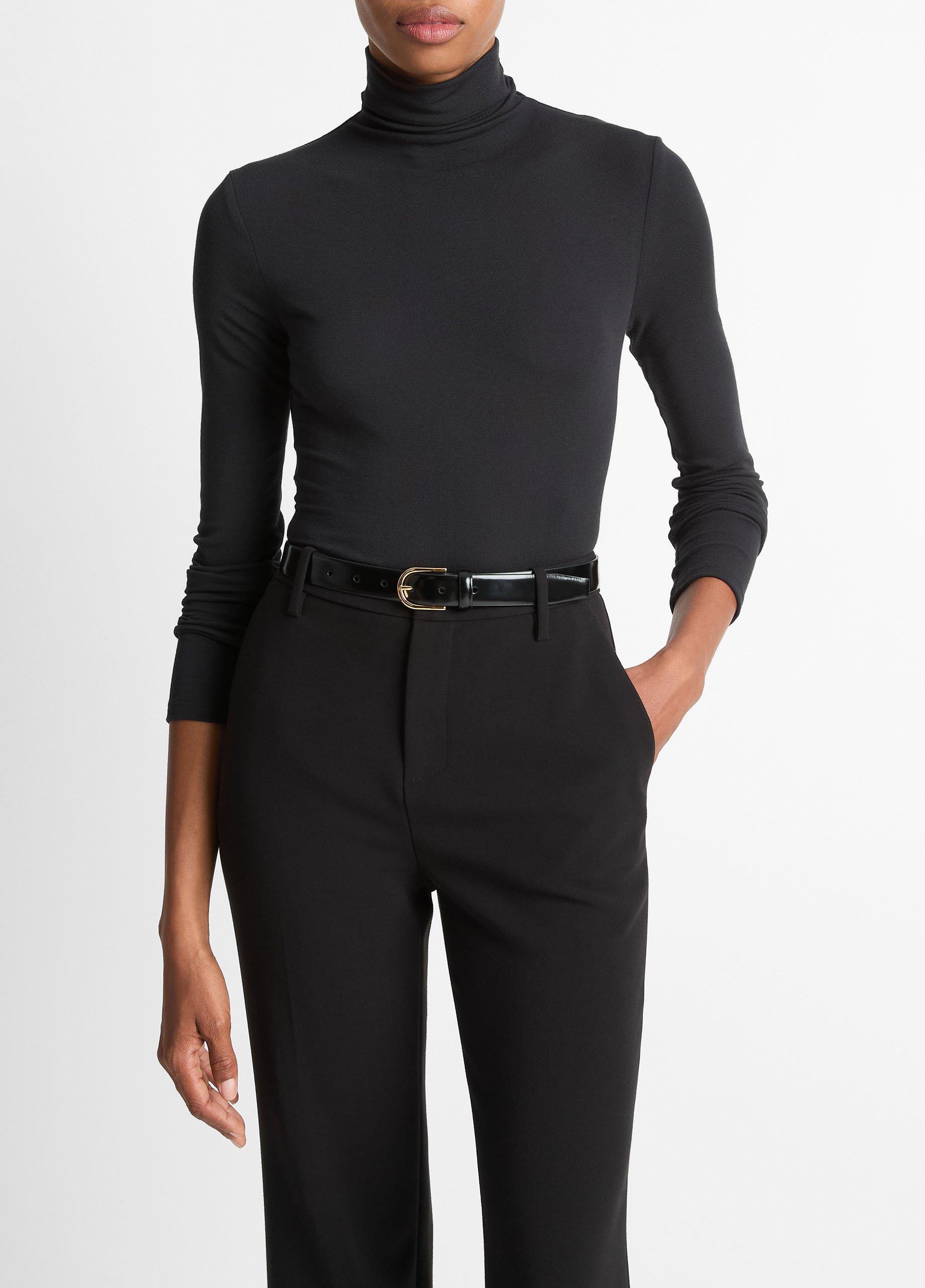 Essential Long-Sleeve Turtleneck Top image number 0