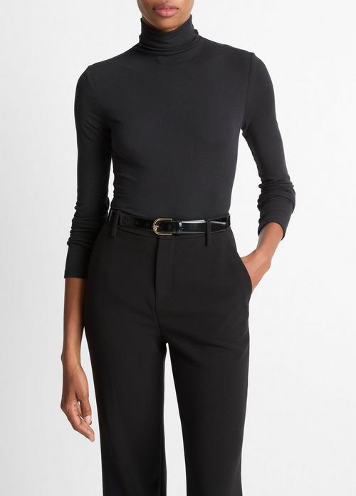 Essential Long-Sleeve Turtleneck Top