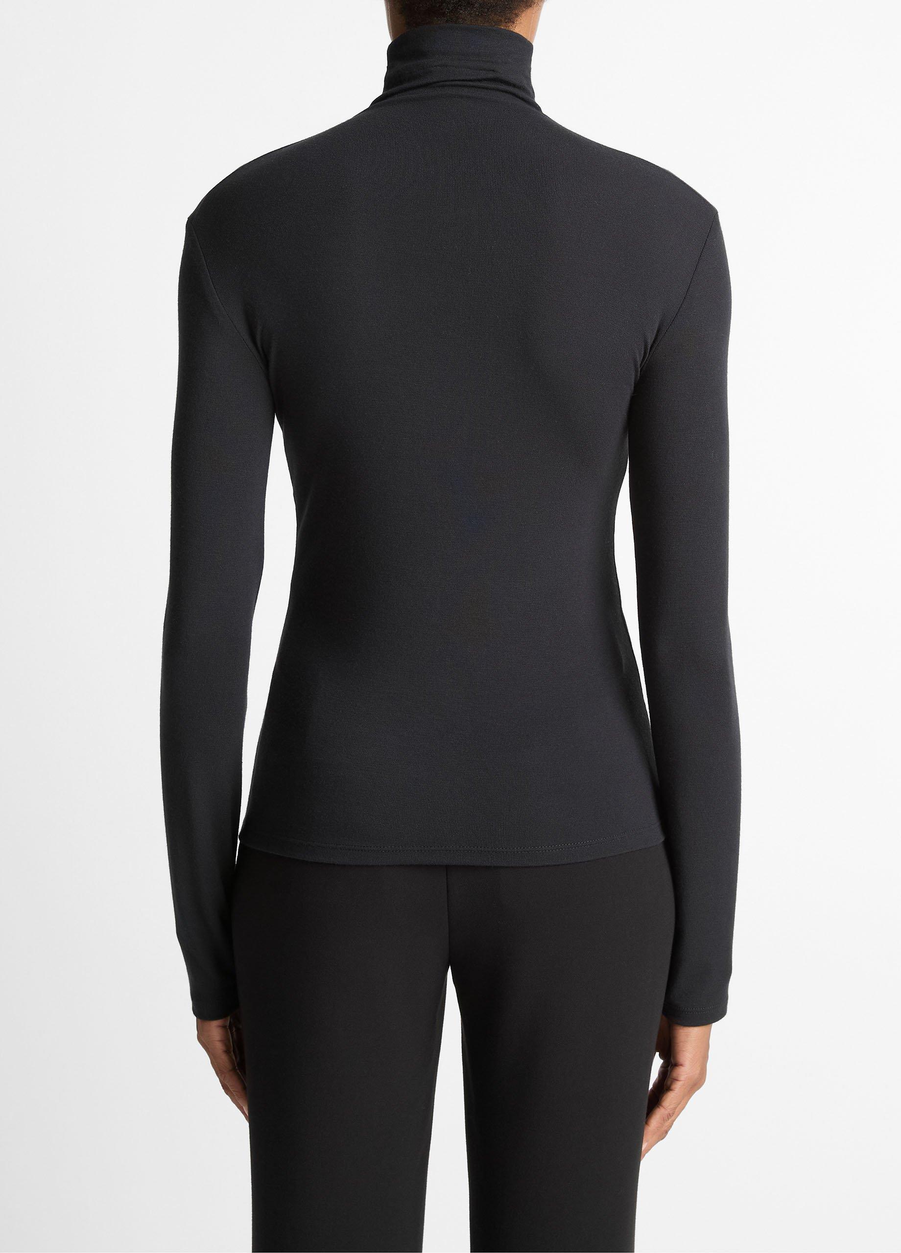Essential Long-Sleeve Turtleneck Top image number 2