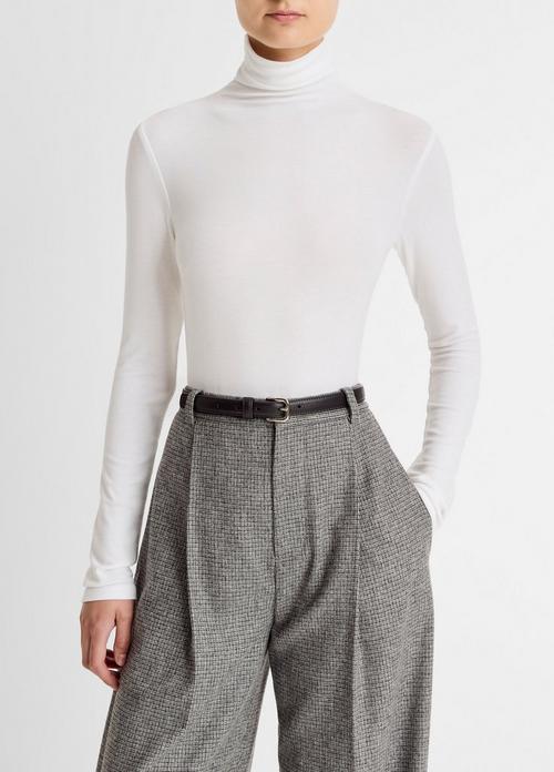 Essential Long-Sleeve Turtleneck Top