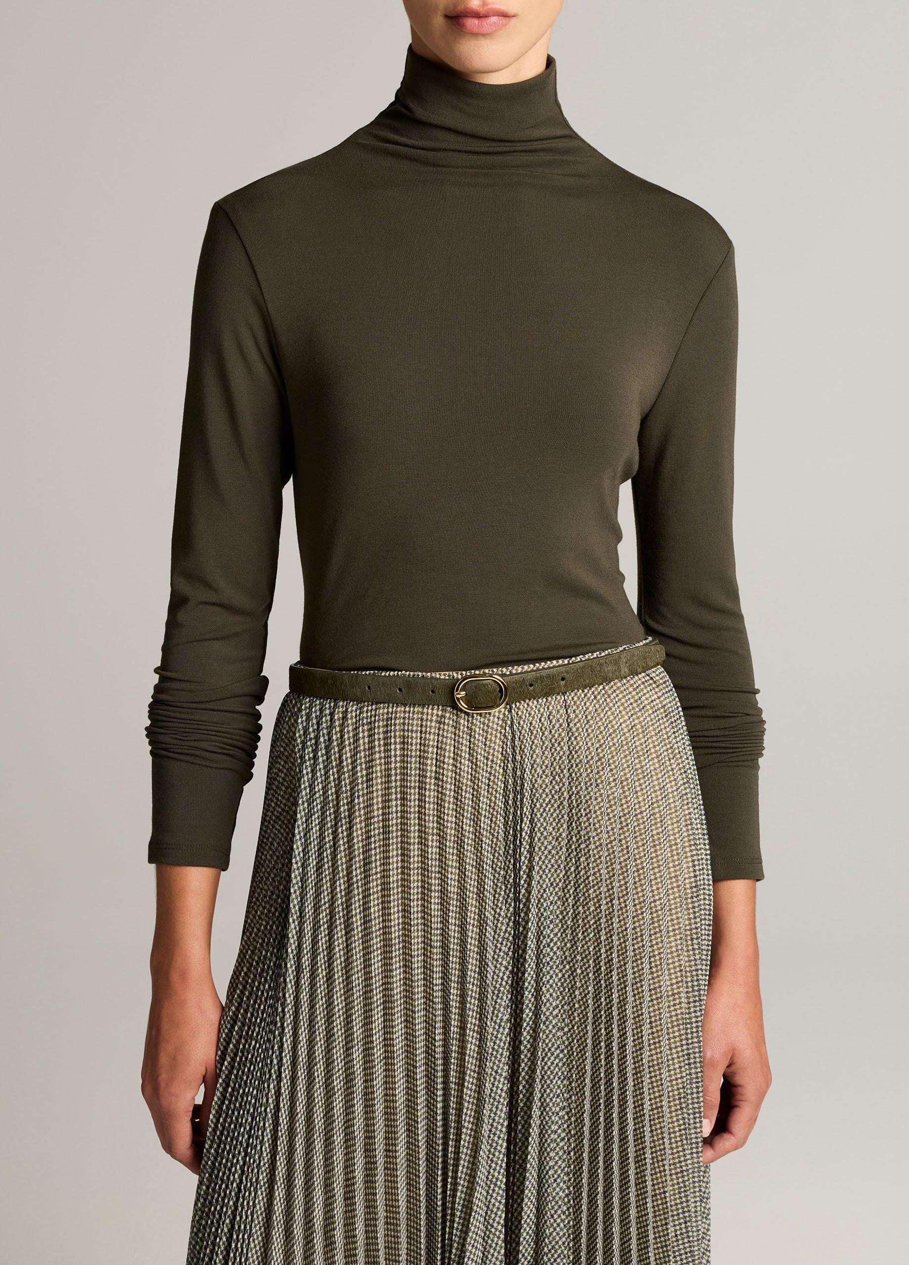 Essential Long-Sleeve Turtleneck Top image number 0