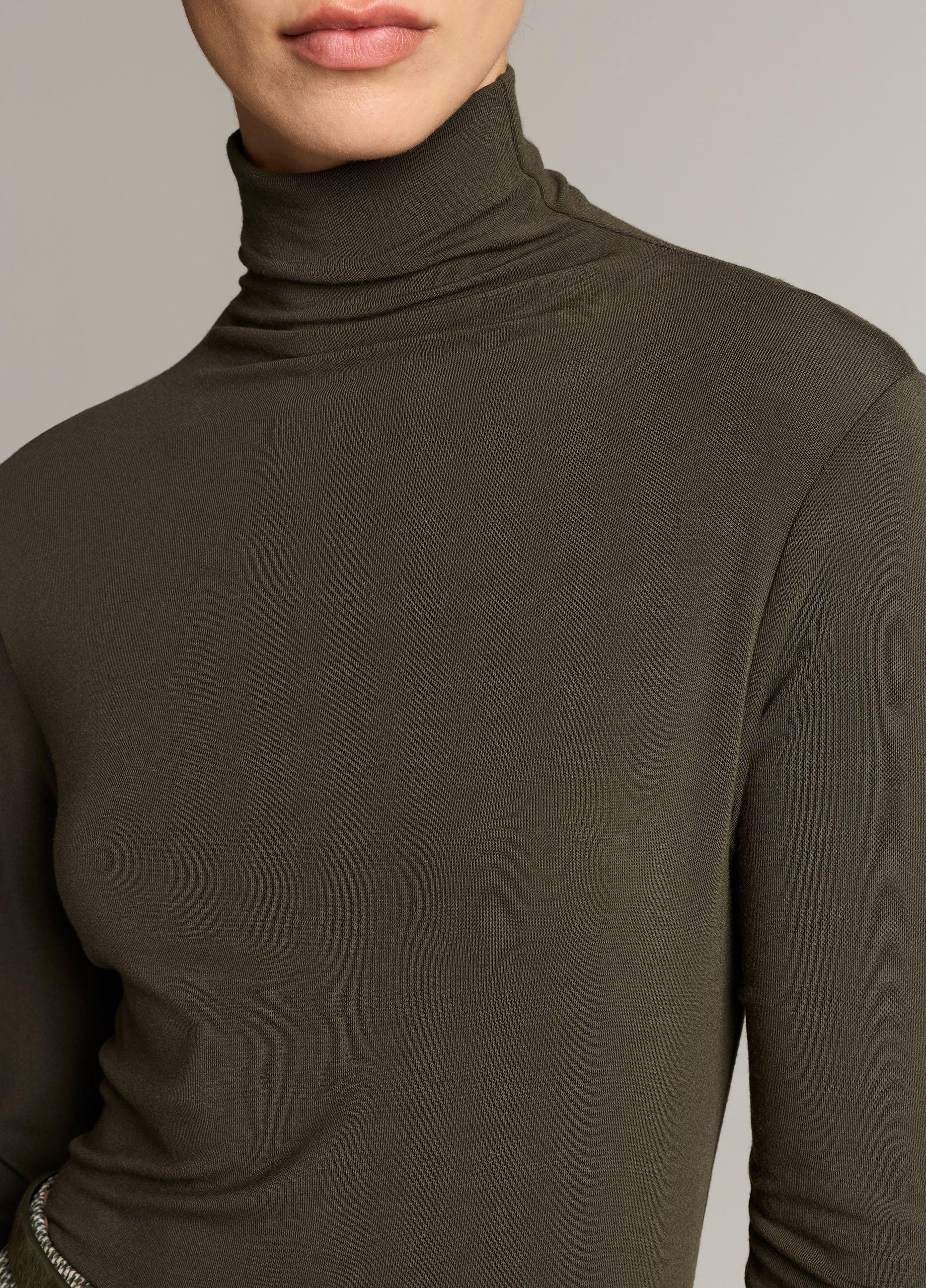 Essential Long-Sleeve Turtleneck Top image number 1