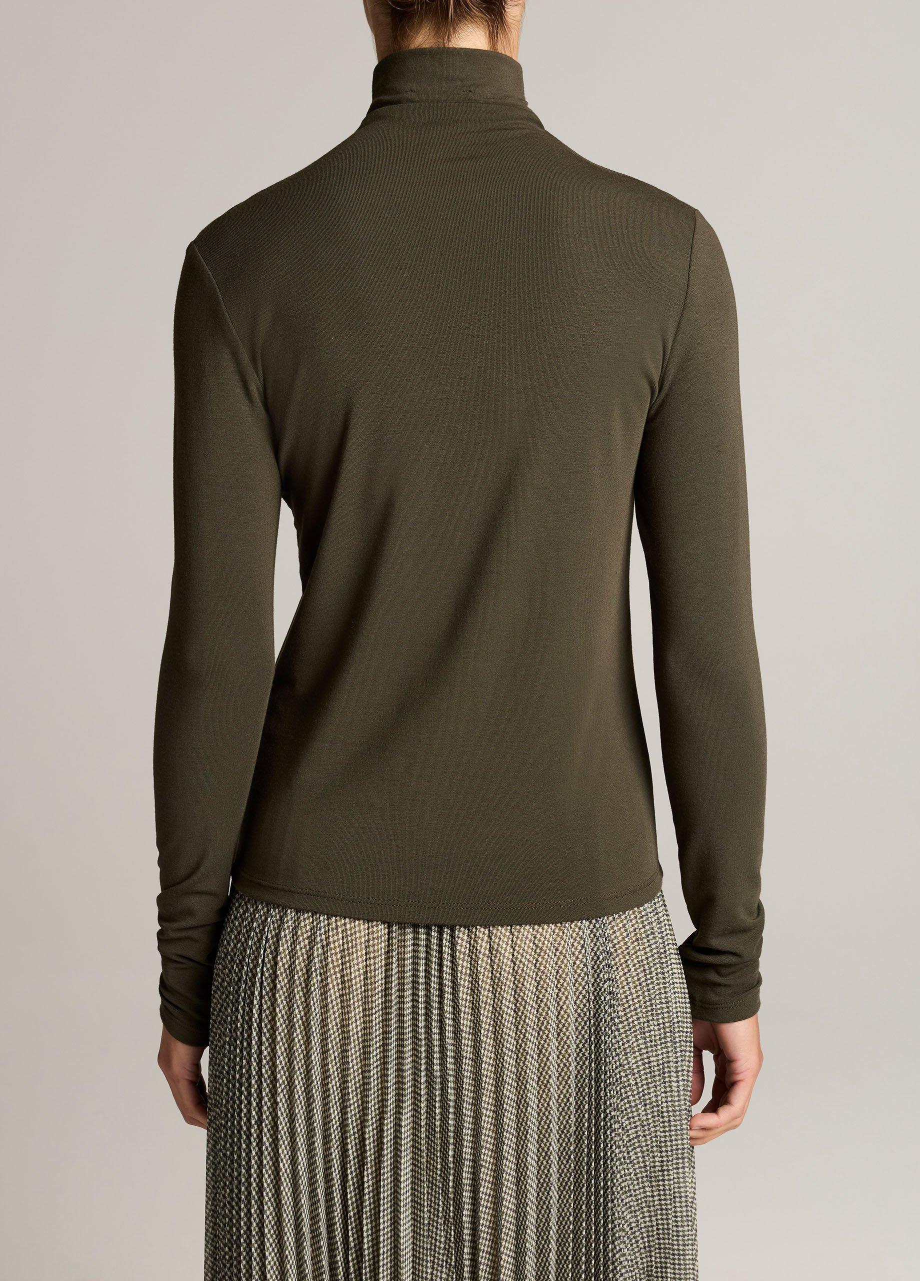 Essential Long-Sleeve Turtleneck Top image number 2