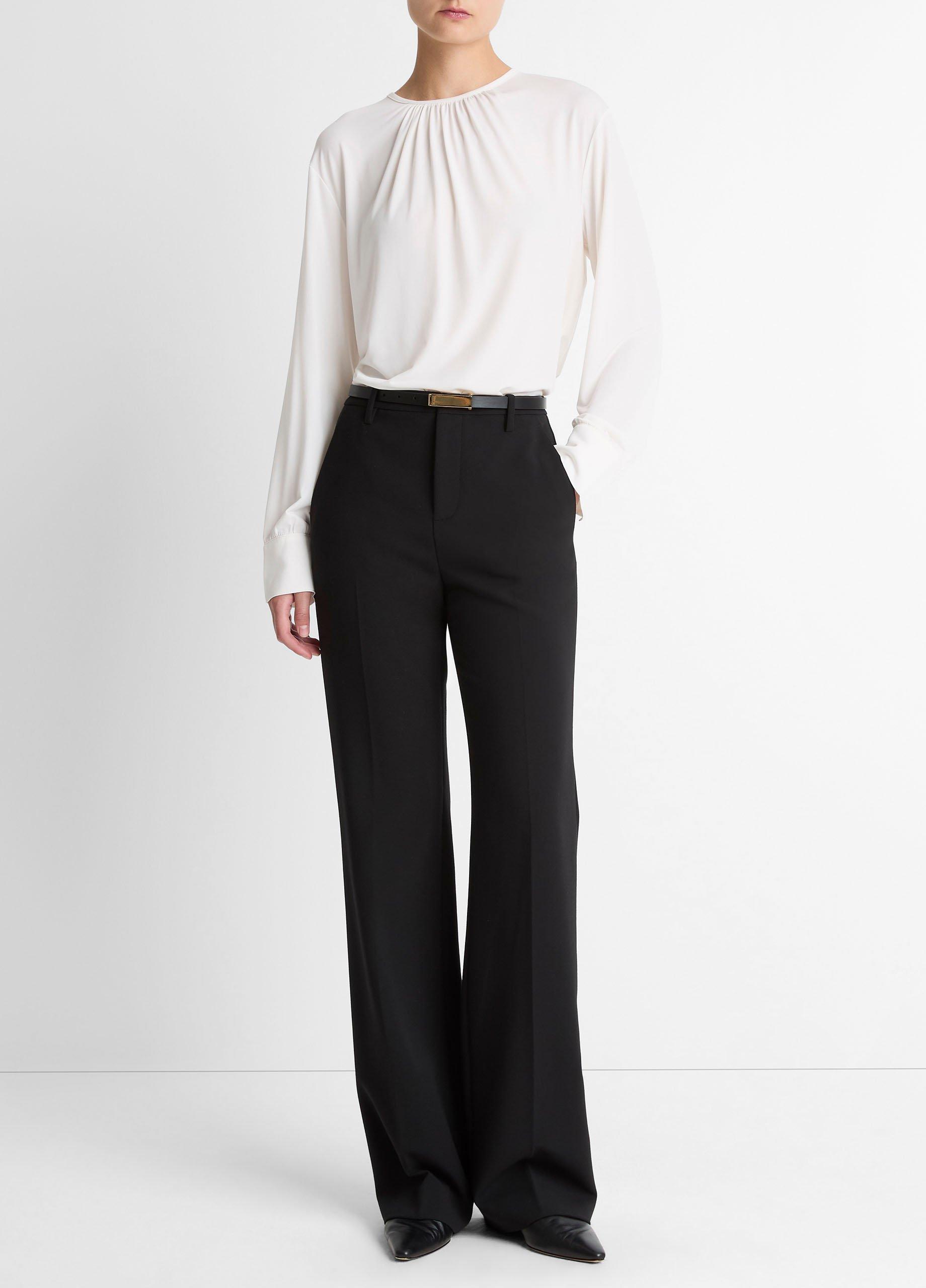 Matte Jersey Gathered Blouse image number 3