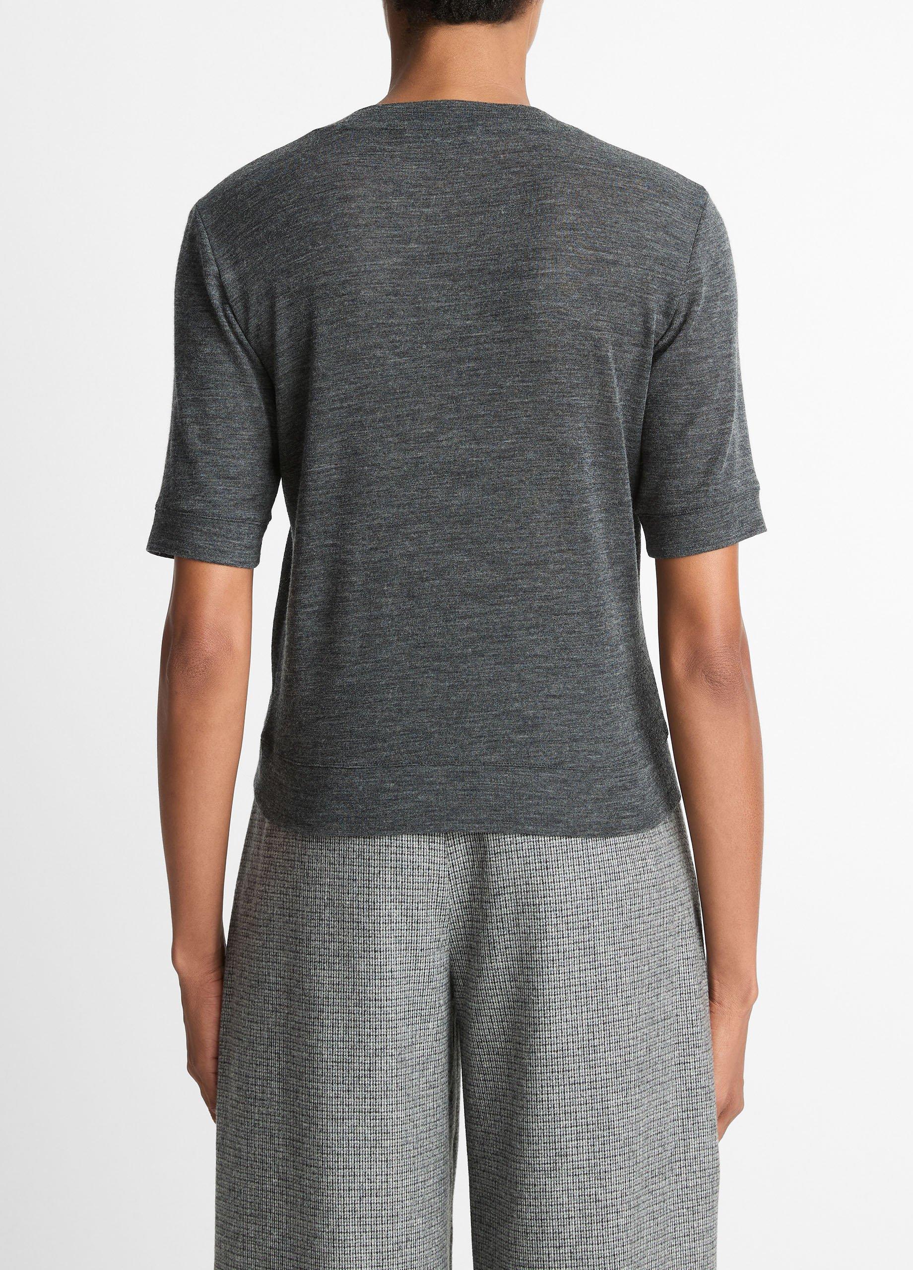 Wool Shrunken T-Shirt image number 2