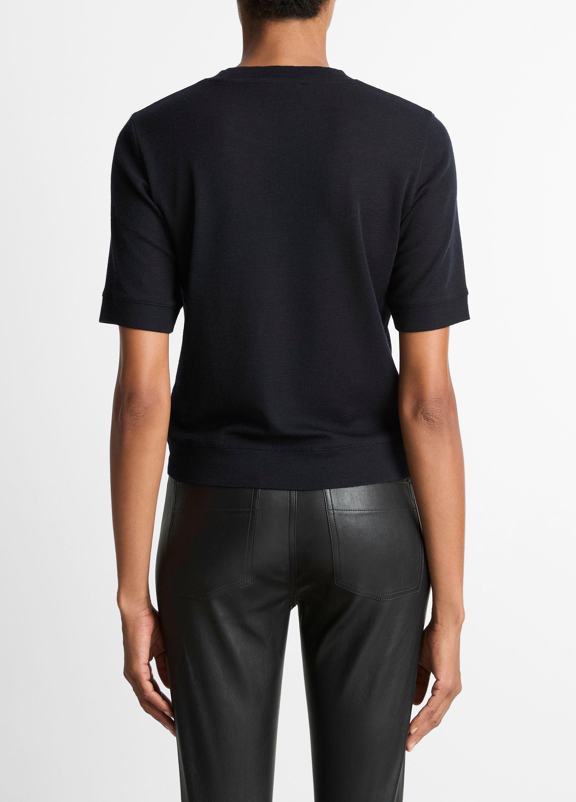 Wool Shrunken T-Shirt image number 2