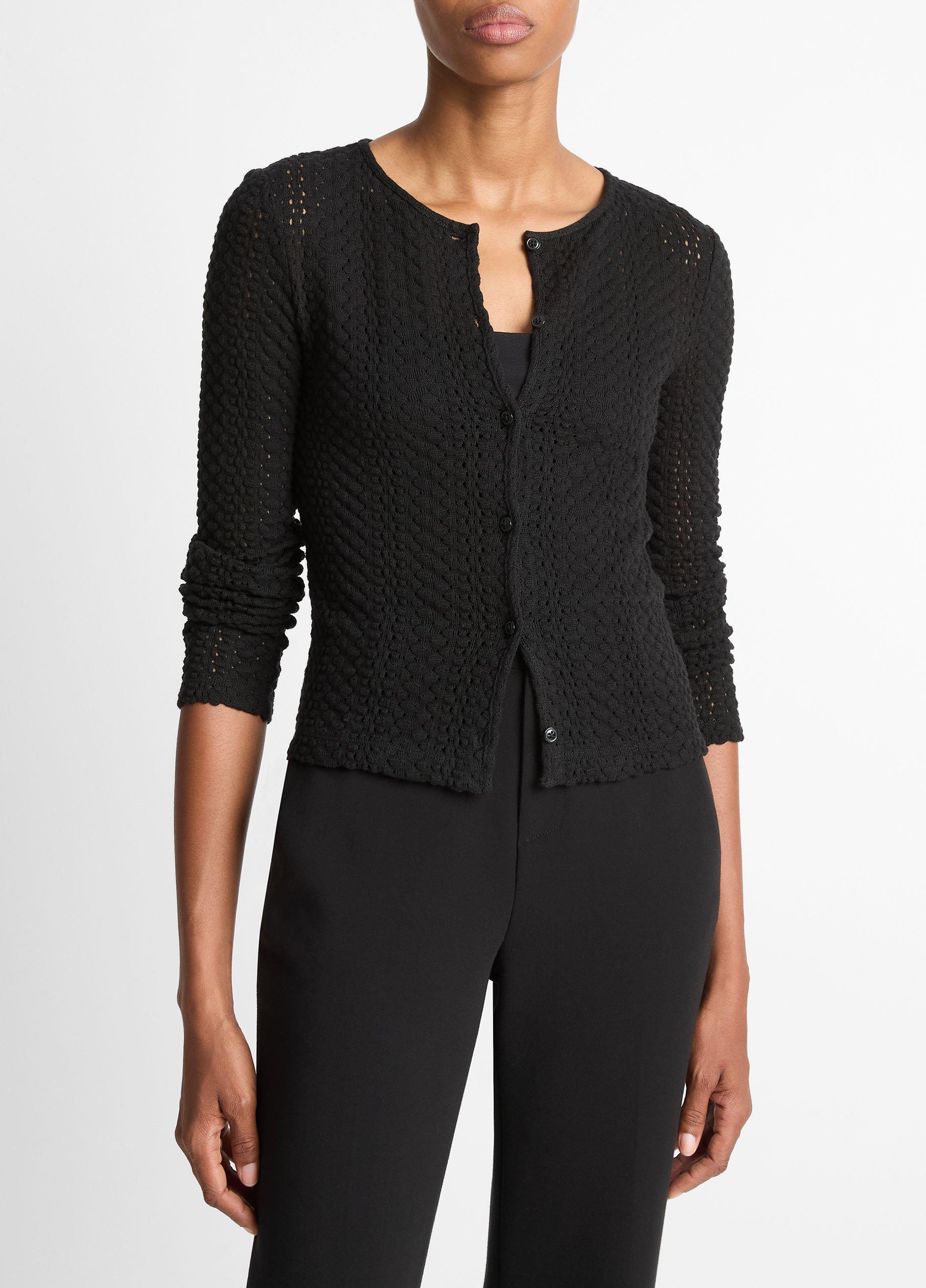 Textural Cotton Cardigan image number 0