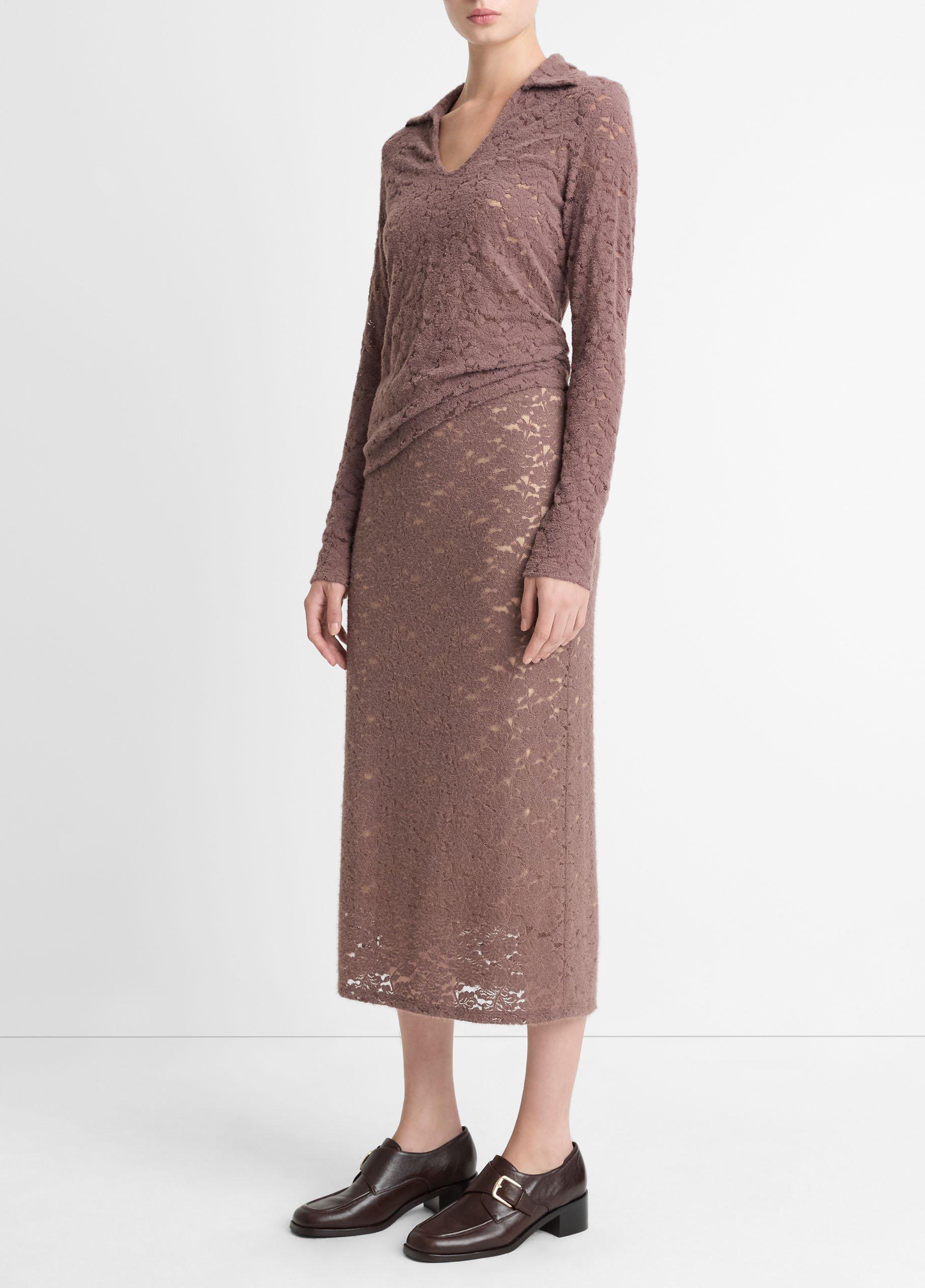 Lace Midi Skirt image number 1