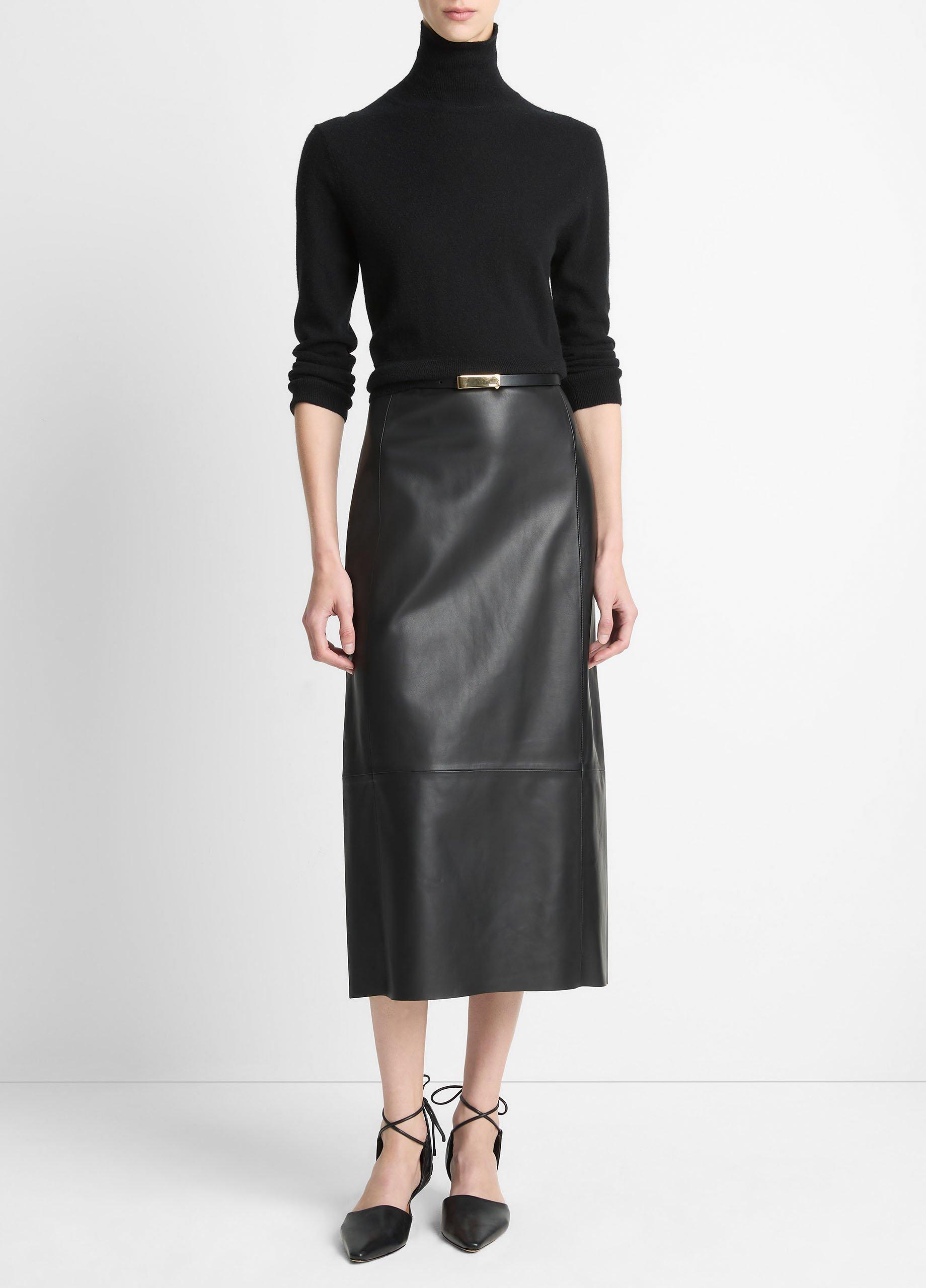 Cashmere-Silk Three-Quarter-Sleeve Mock-Neck Sweater image number 3