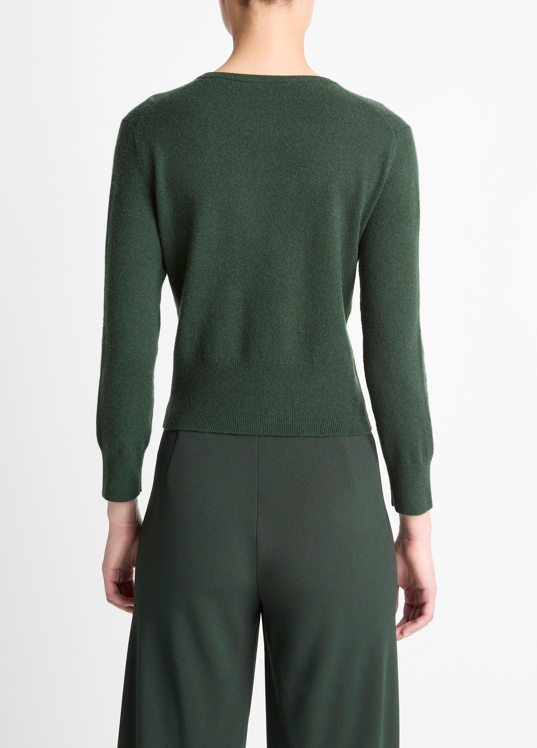 Metal-Button Wool & Cashmere-Blend Cardigan image number 2