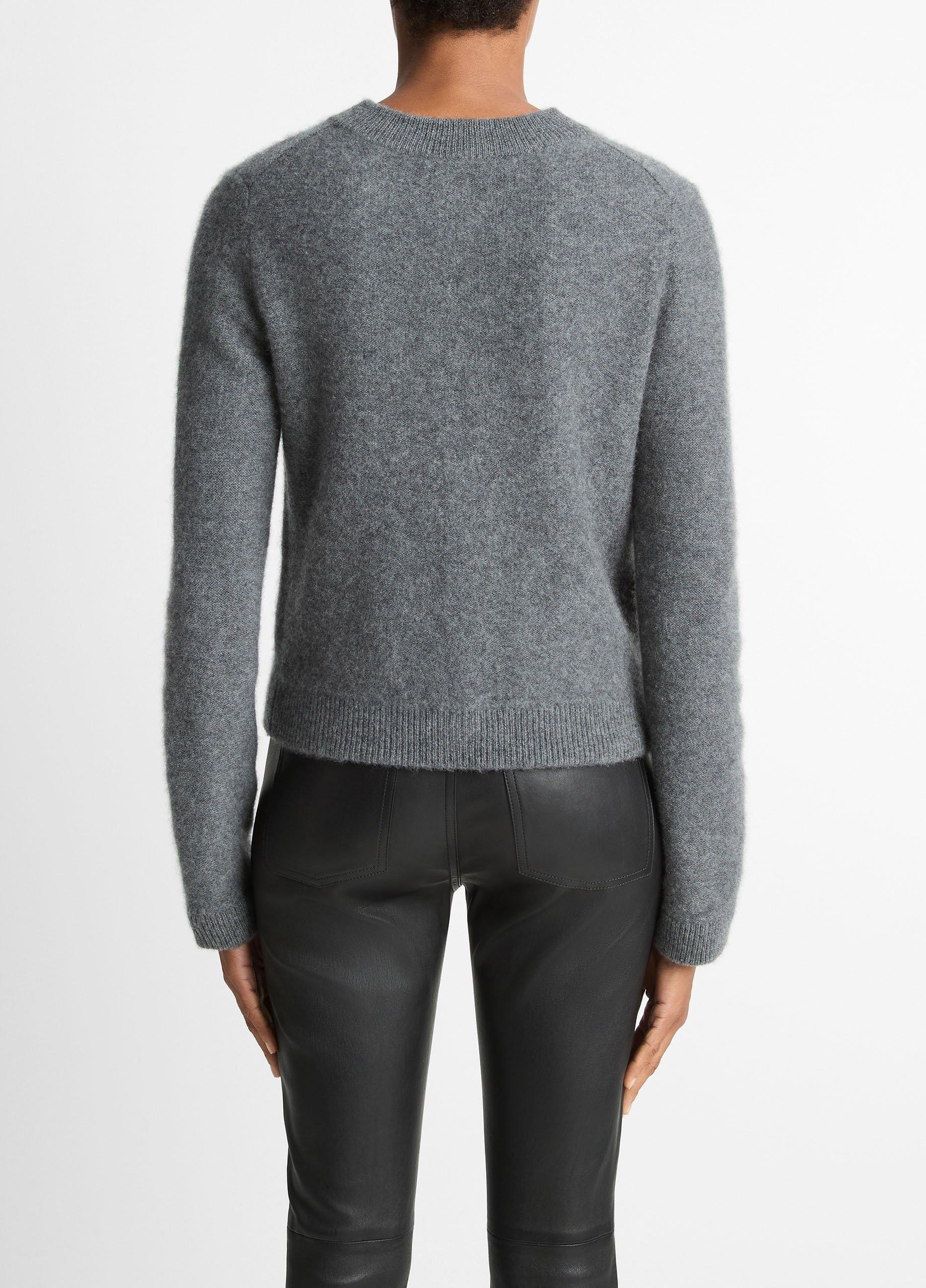 Plush Cashmere Shrunken Cardigan image number 2