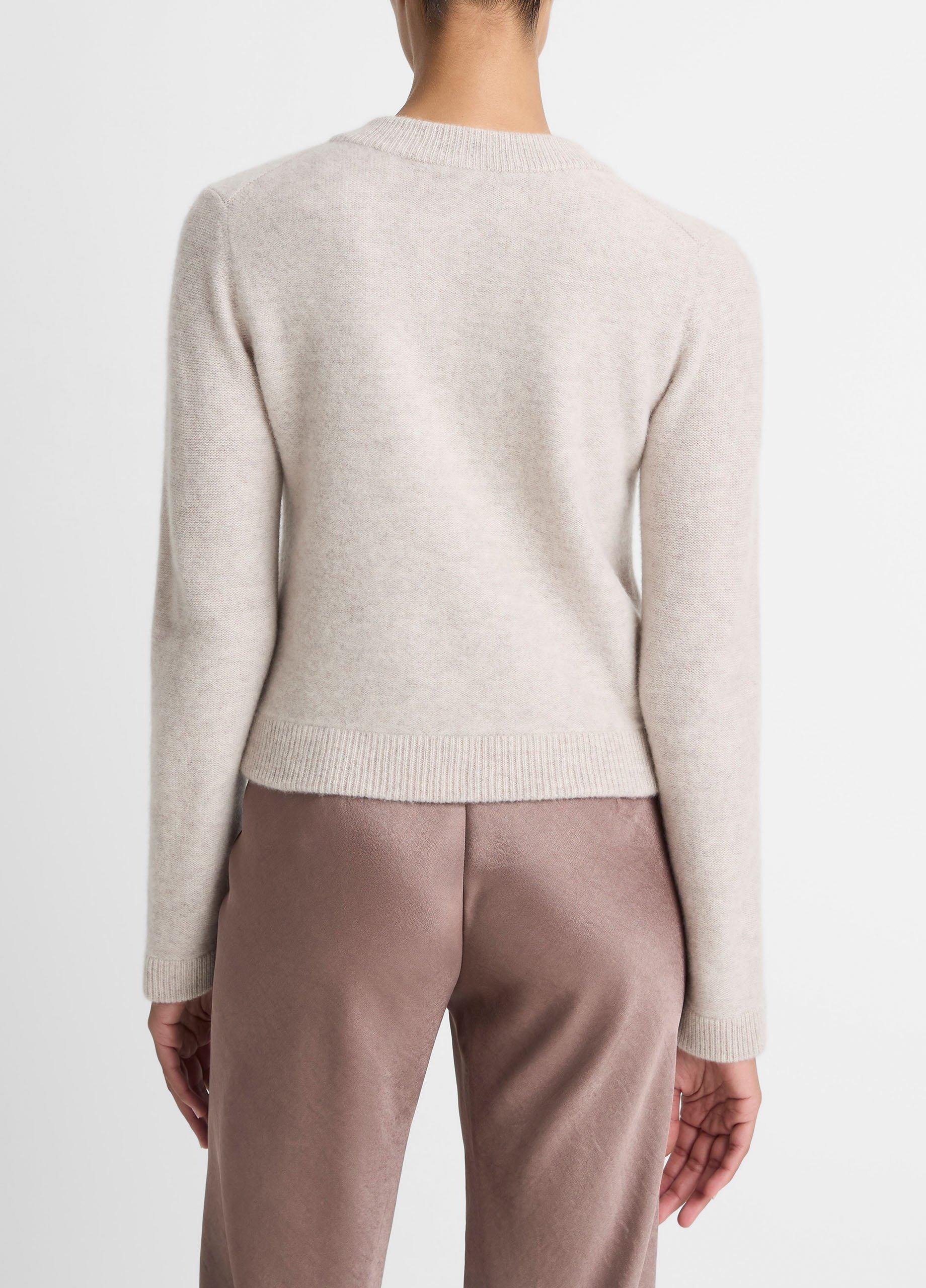 Plush Cashmere Shrunken Cardigan image number 2