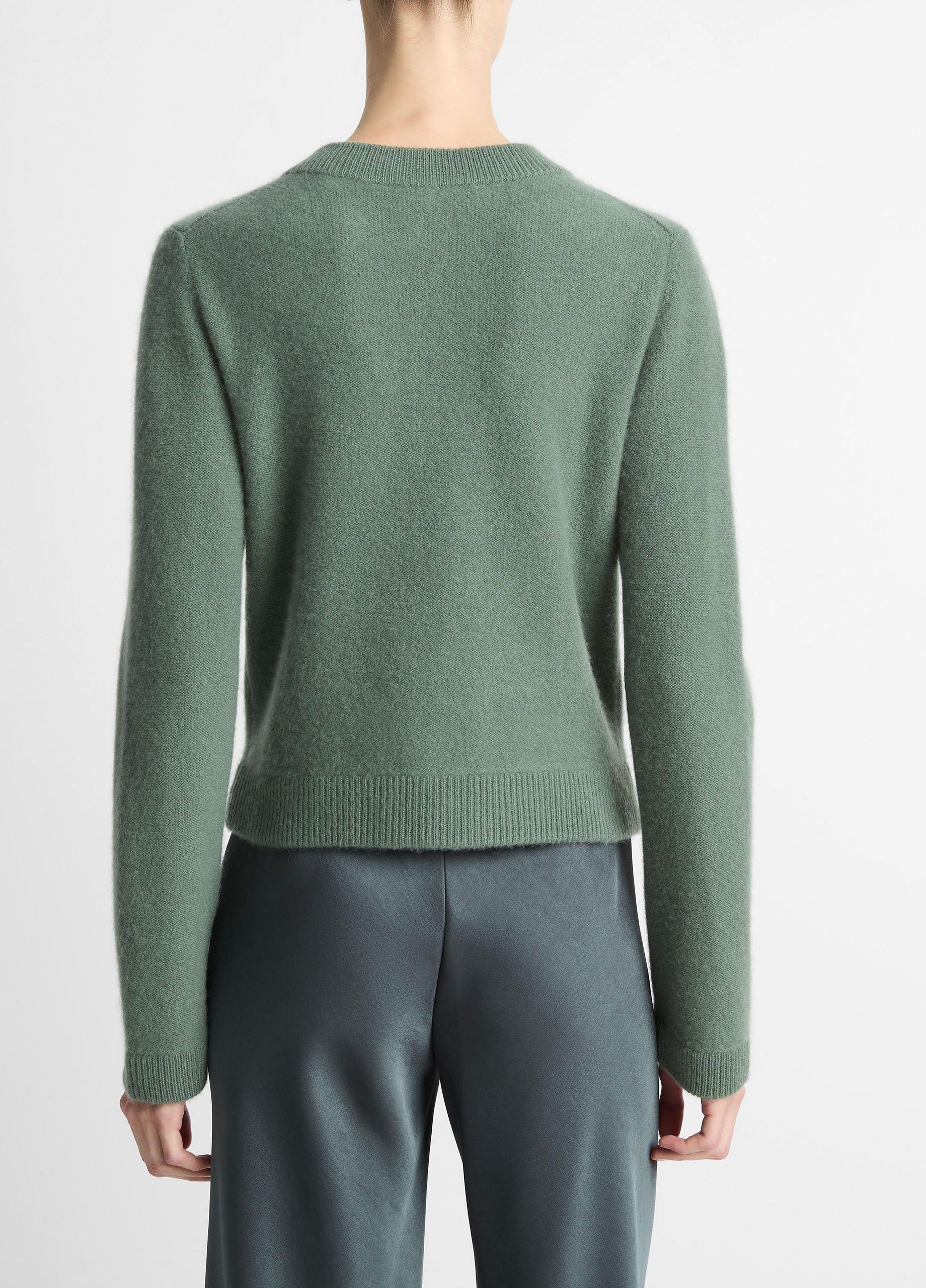 Plush Cashmere Shrunken Cardigan image number 2