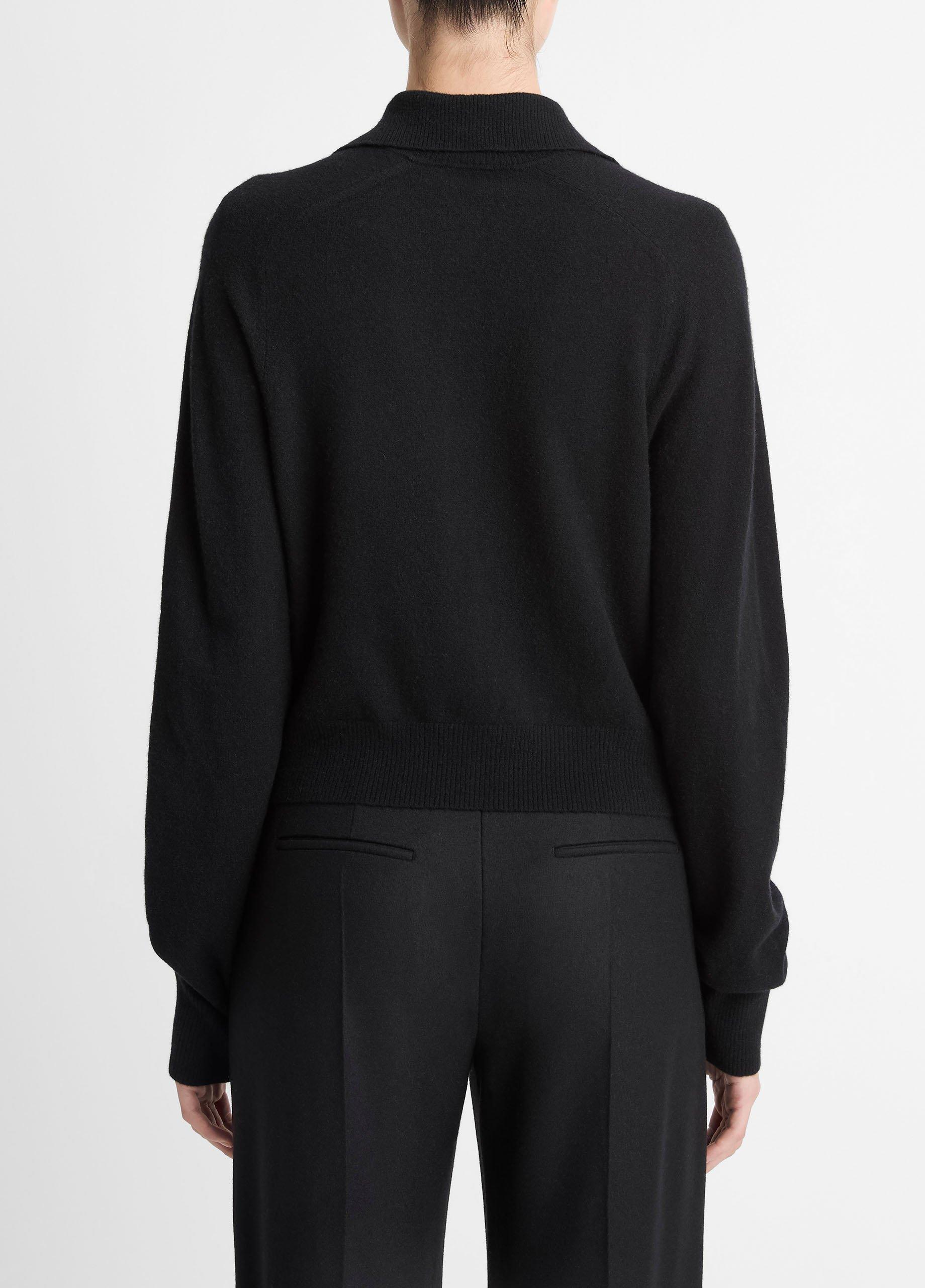 Wool & Cashmere-Blend Polo Cardigan image number 2