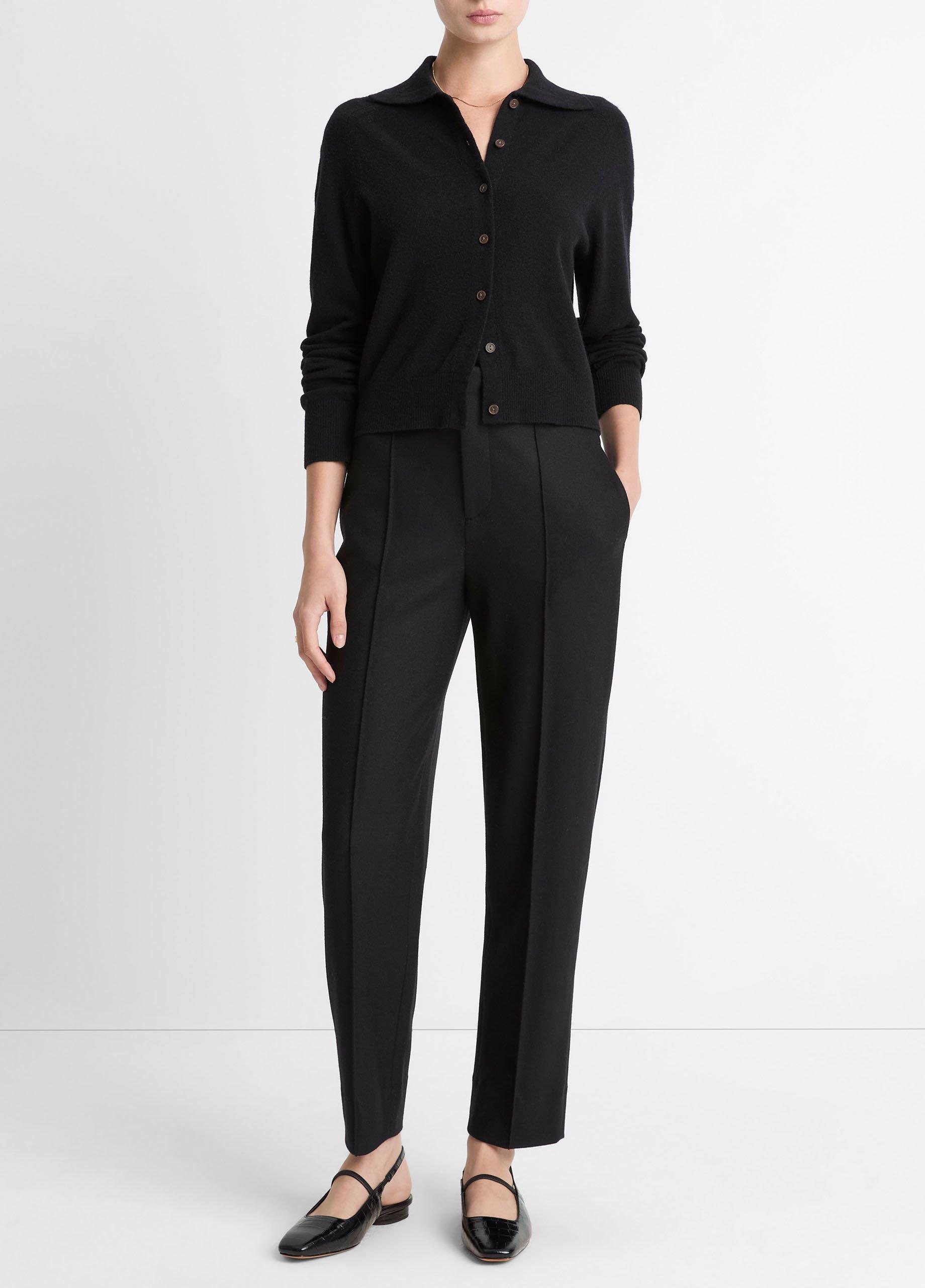 Wool & Cashmere-Blend Polo Cardigan image number 3