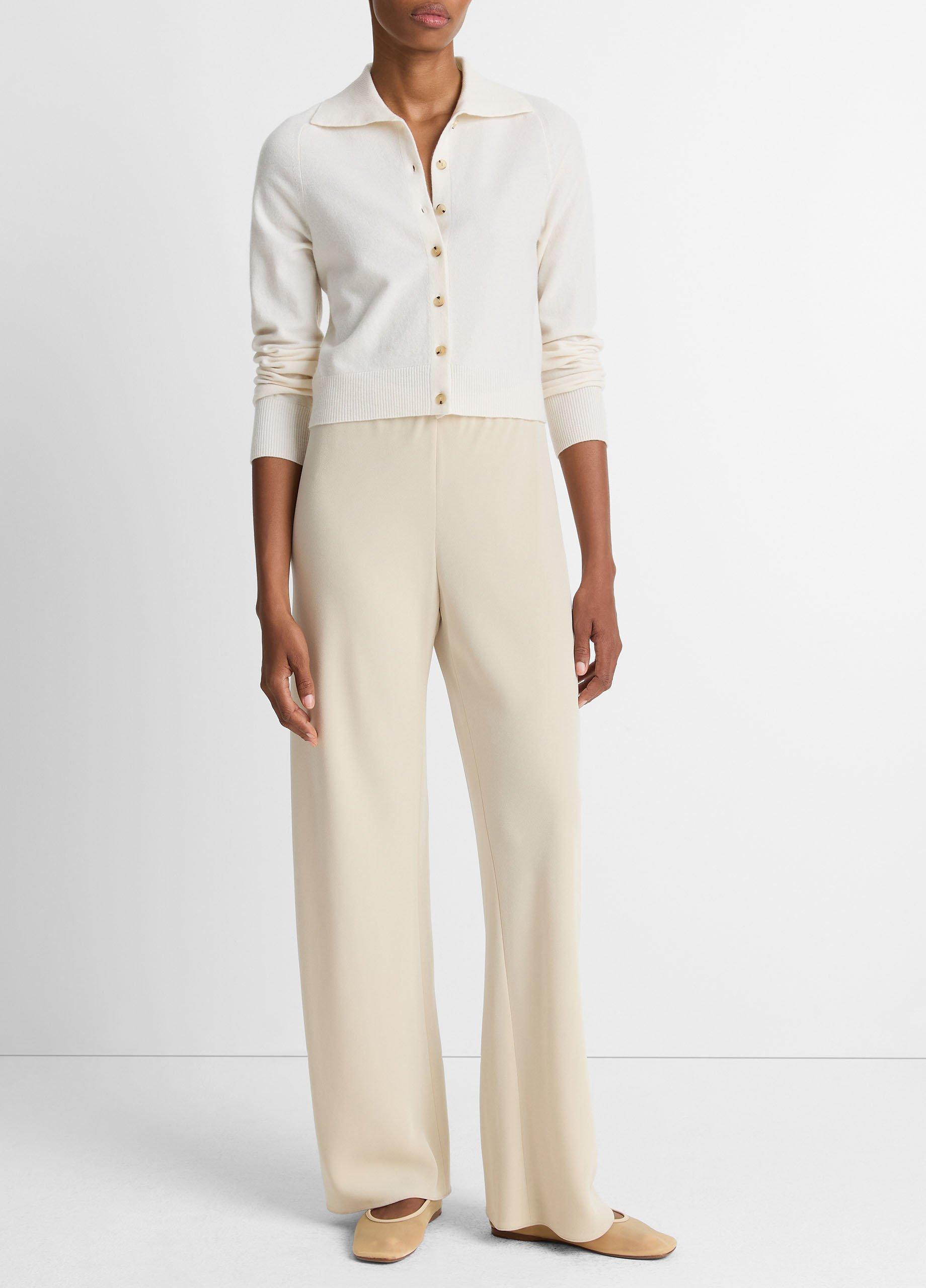 Wool & Cashmere-Blend Polo Cardigan image number 3