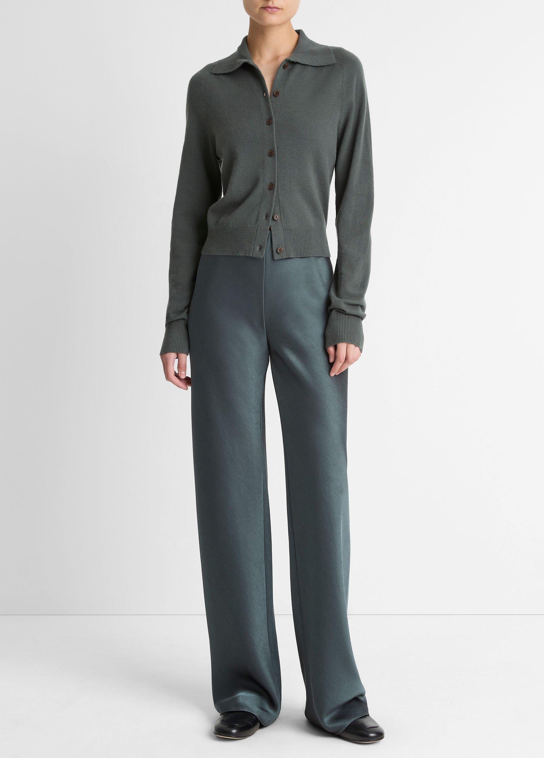 Wool & Cashmere-Blend Polo Cardigan image number 3