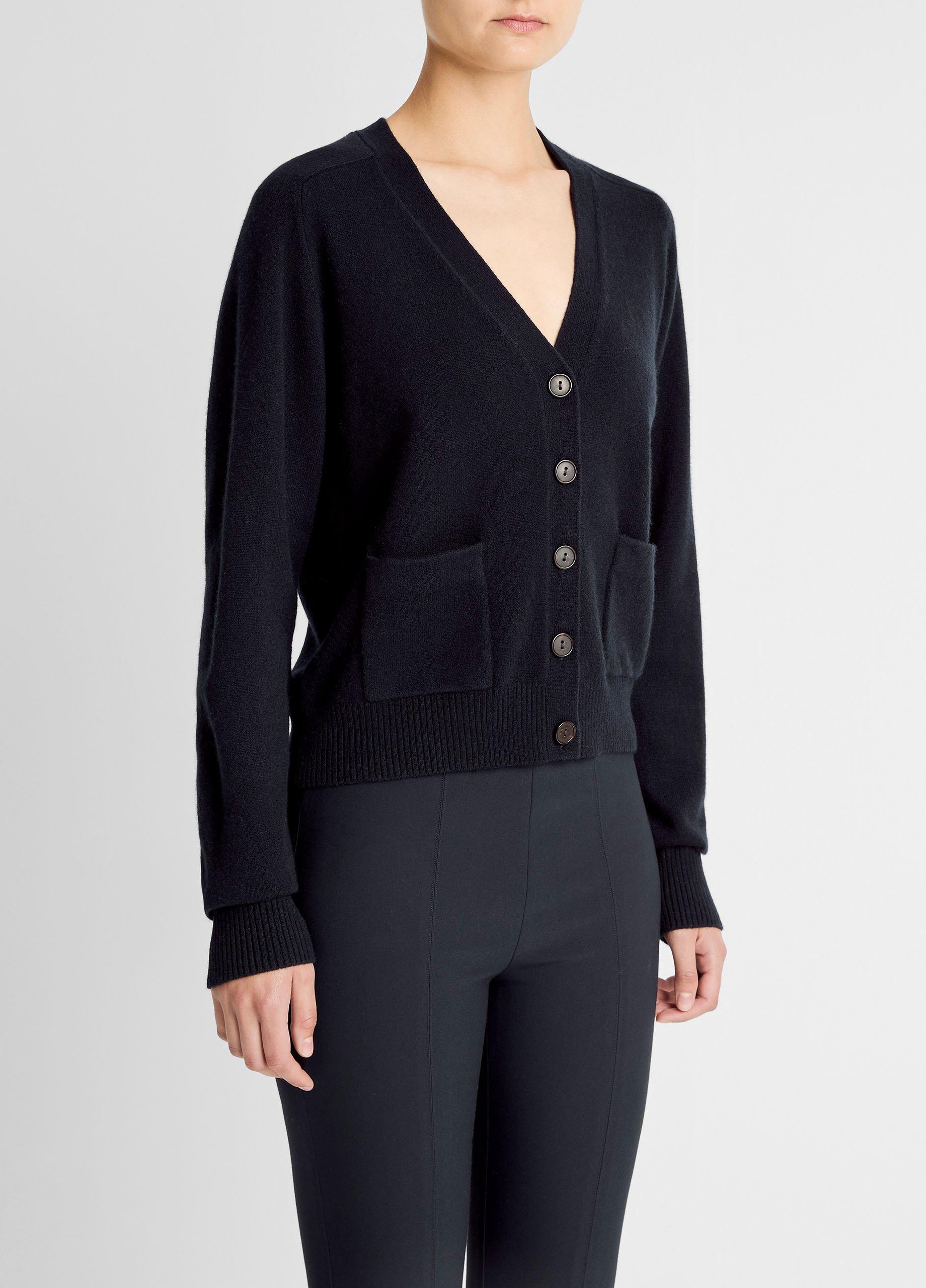 Wool & Cashmere-Blend Pocket V-Neck Cardigan image number 1