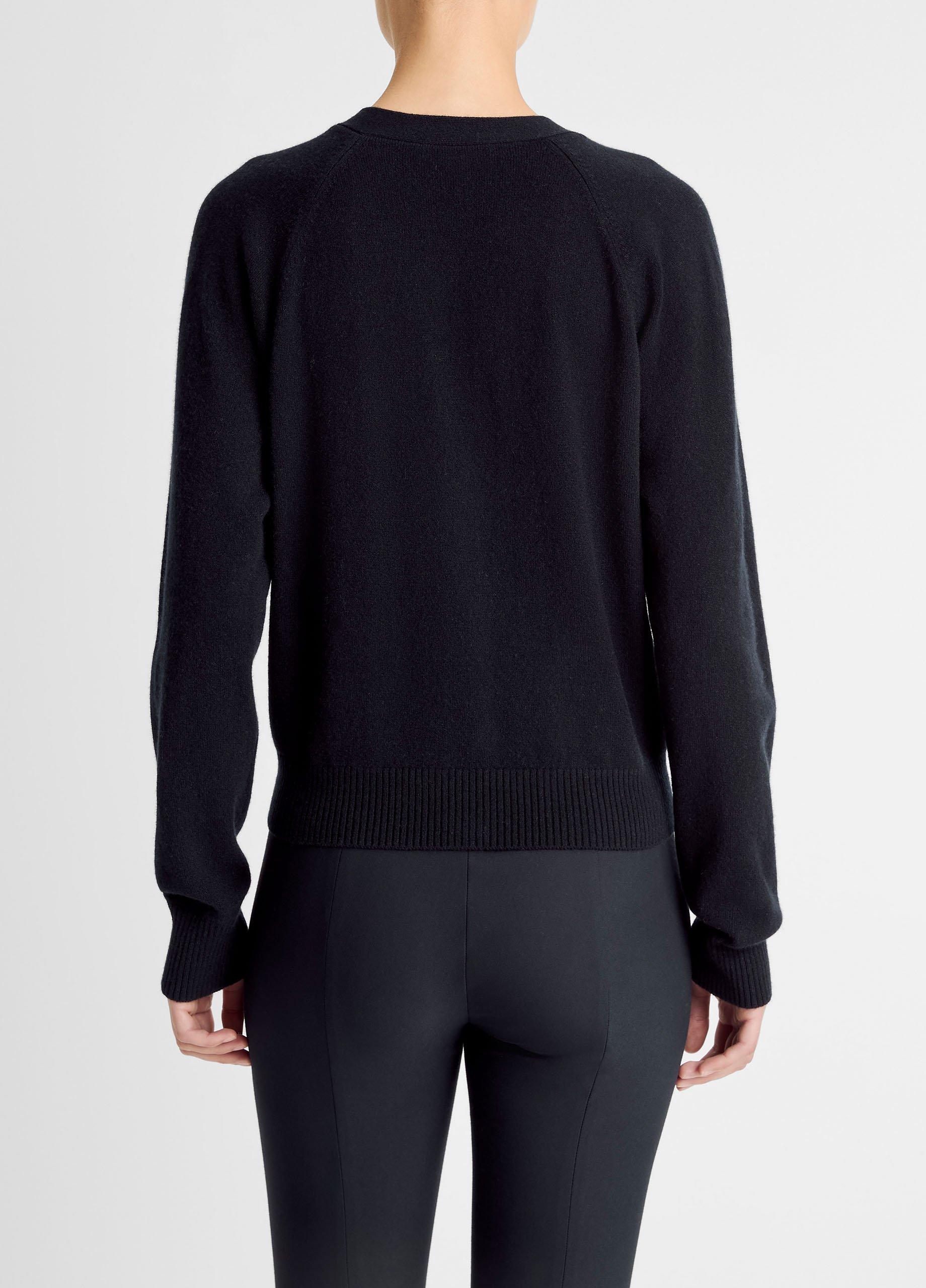 Wool & Cashmere-Blend Pocket V-Neck Cardigan image number 2