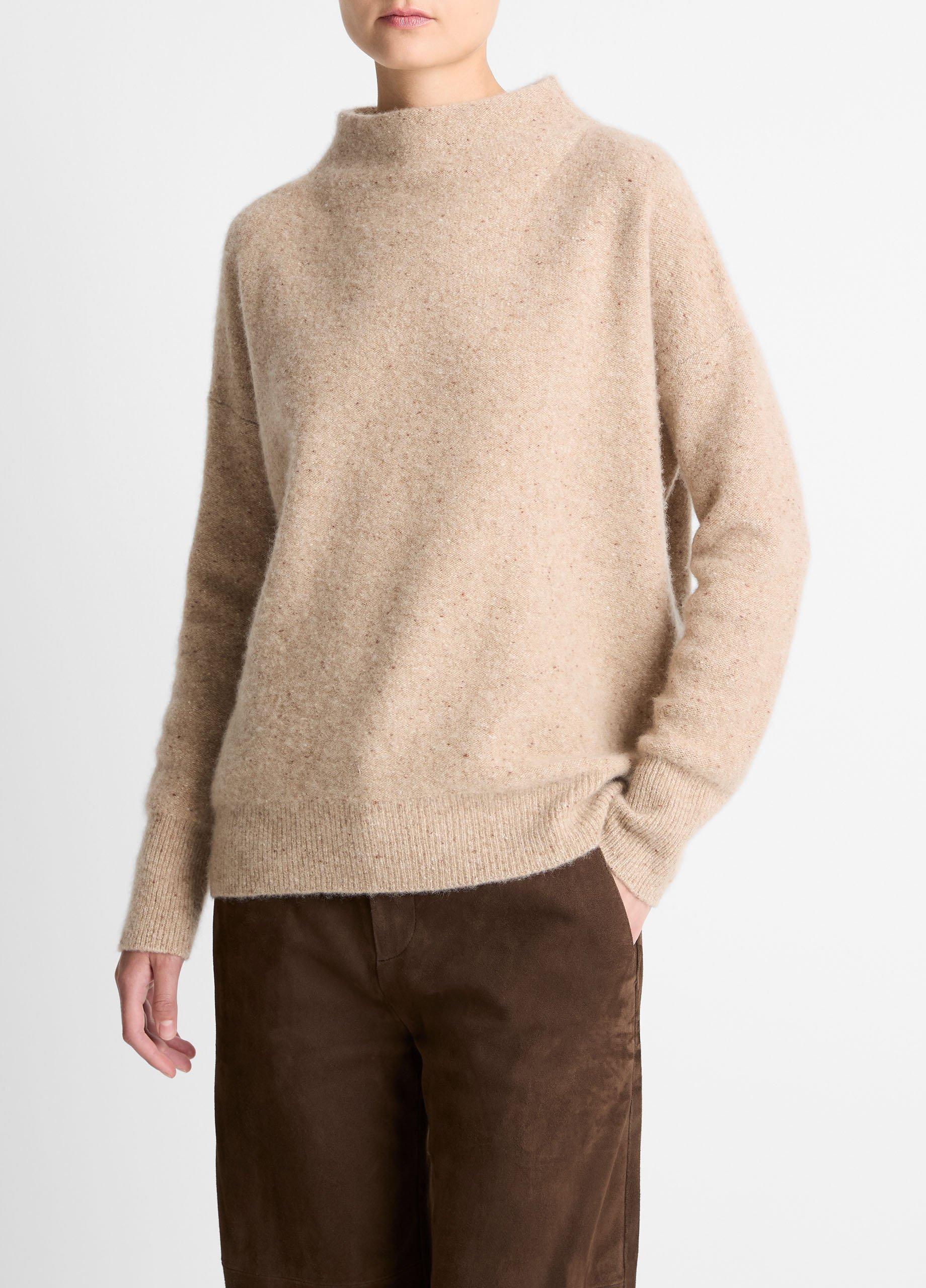 Donegal Cashmere Funnel-Neck Sweater image number 1