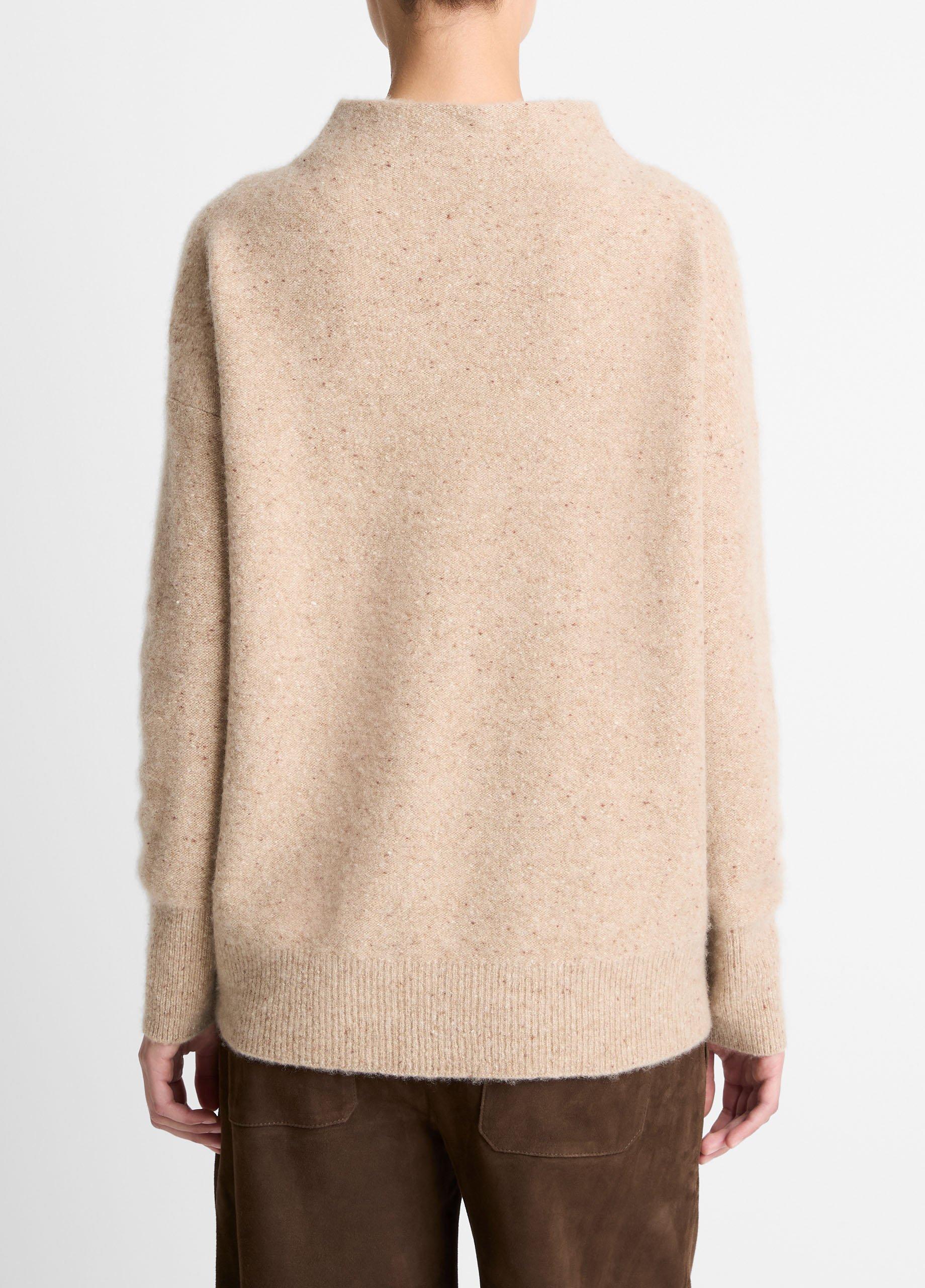Donegal Cashmere Funnel-Neck Sweater image number 2