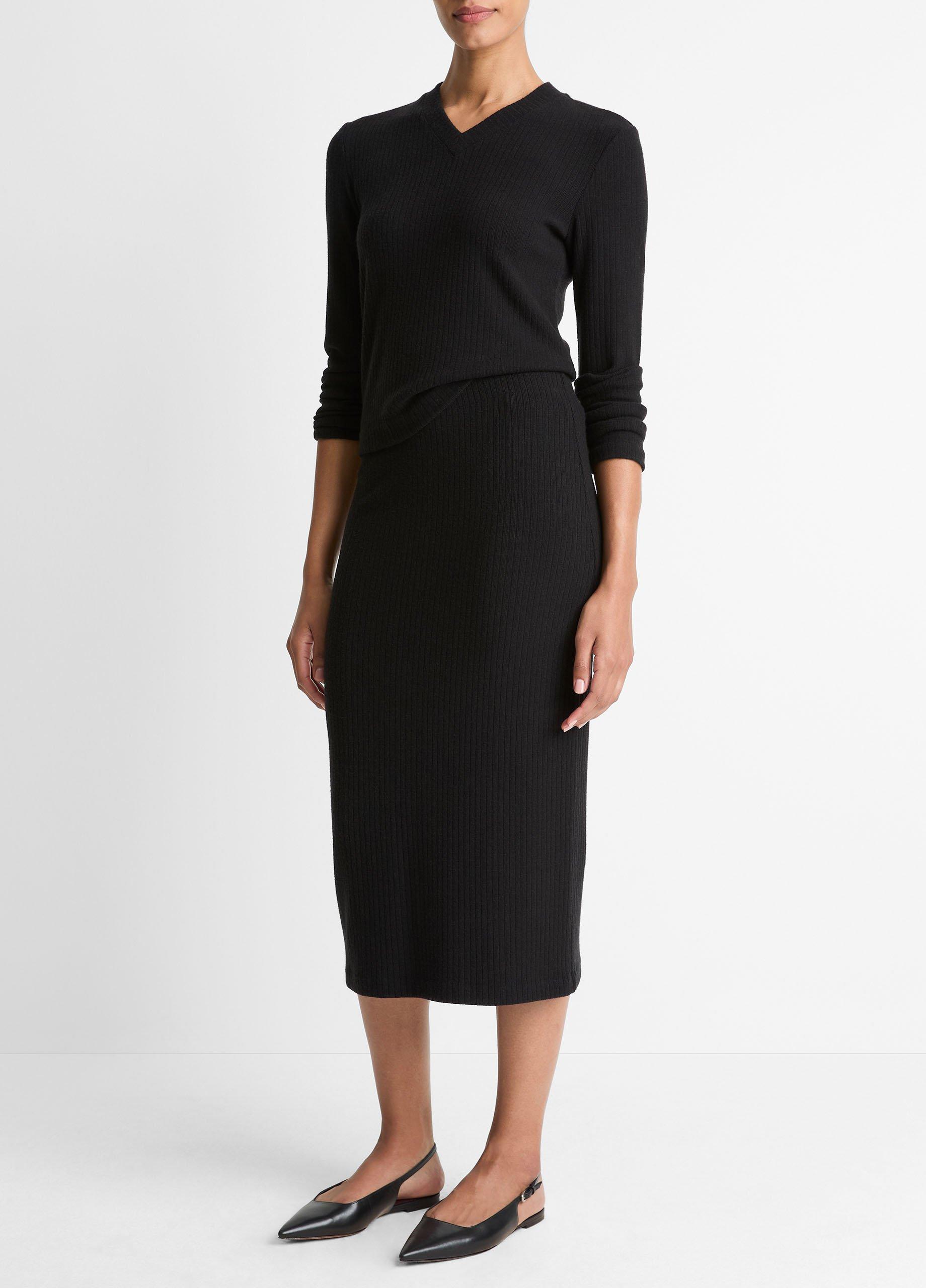 Cozy Rib Midi Skirt image number 1