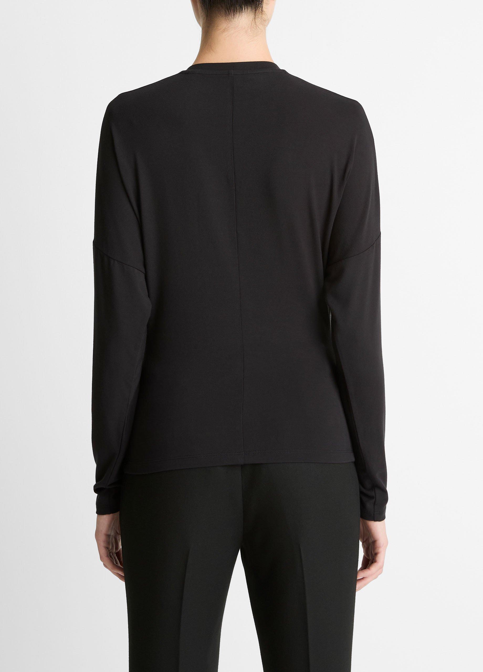 Fixed-Drape Long-Sleeve T-Shirt image number 2