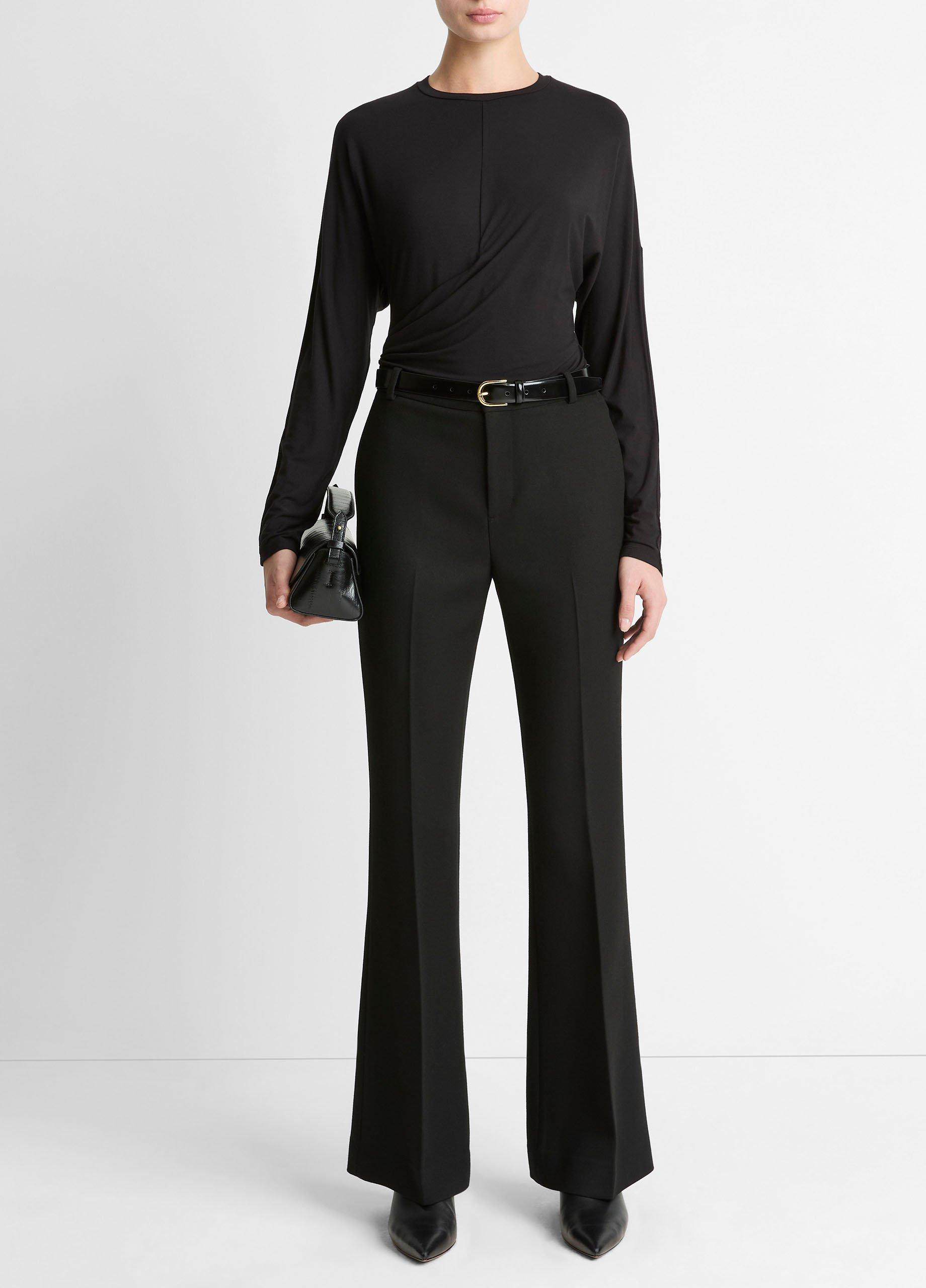 Fixed-Drape Long-Sleeve T-Shirt image number 3