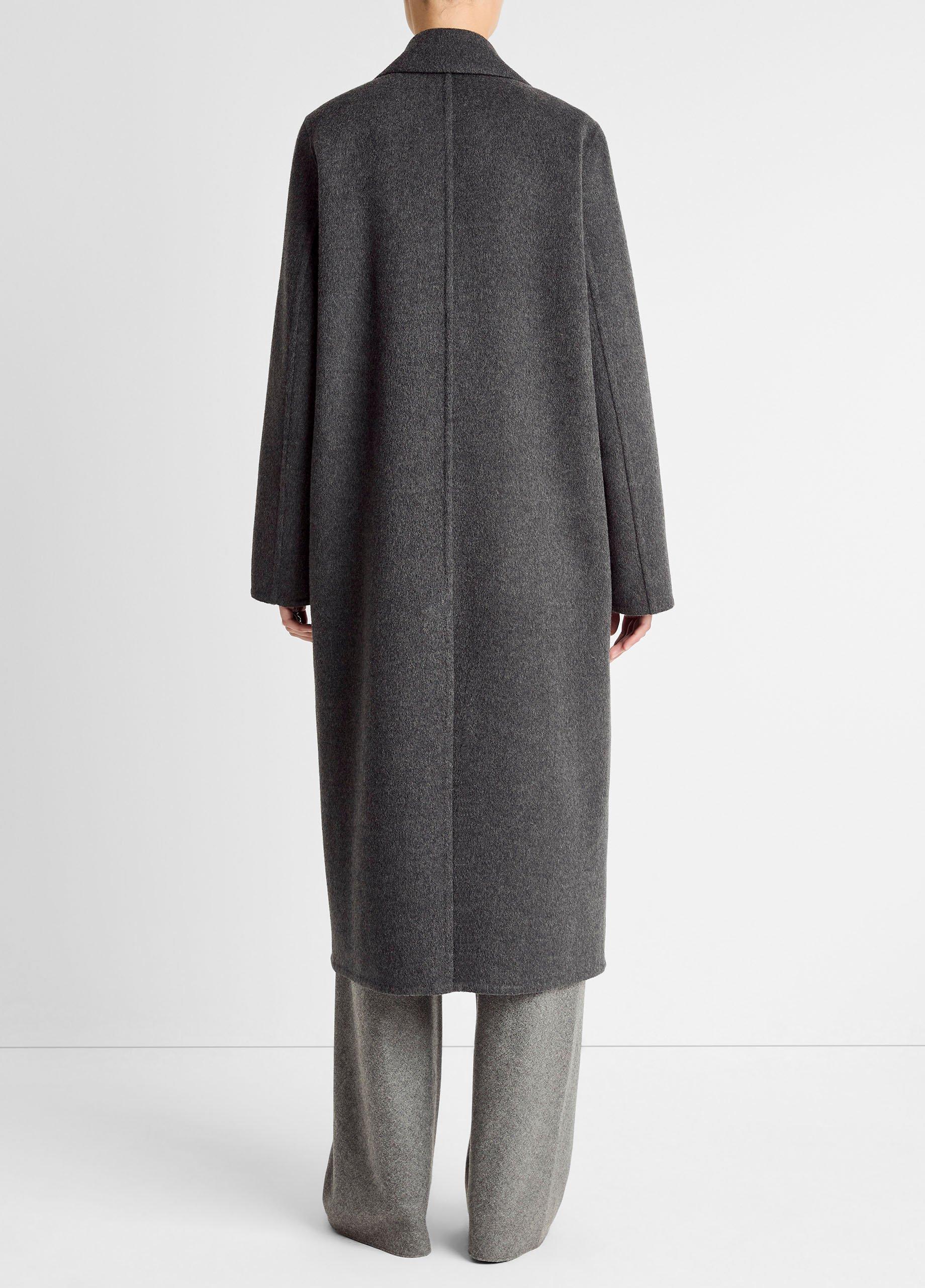 Wool-Blend Single-Breasted Coat image number 2