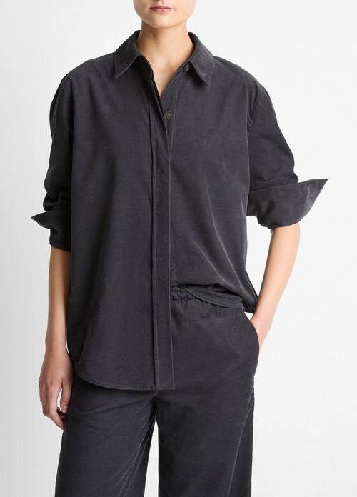 Cotton Corduroy Oversized Shirt