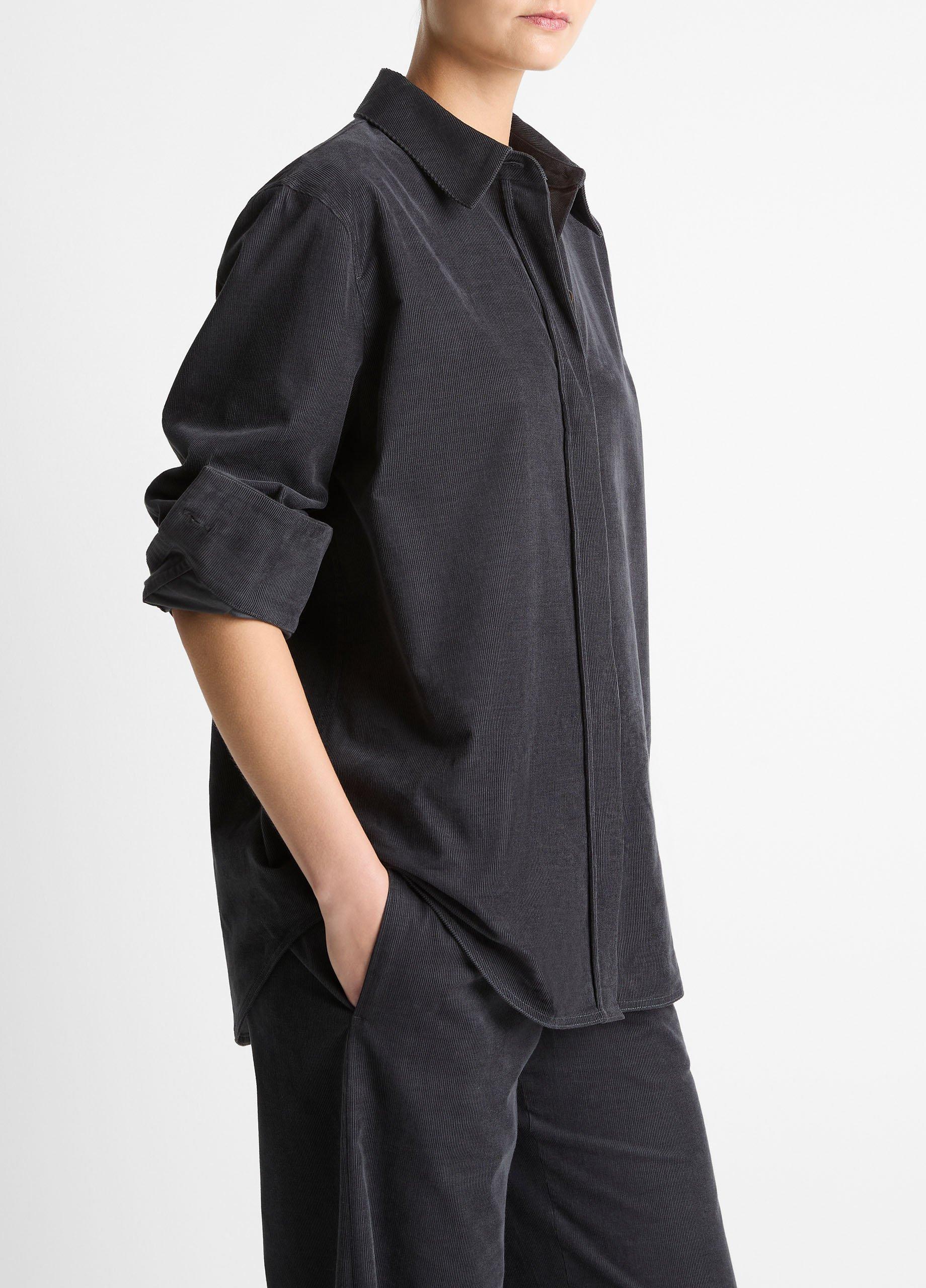 Cotton Corduroy Oversized Shirt image number 1