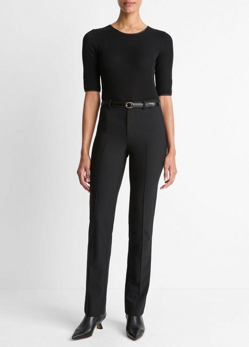 Cotton-Blend Slim Cigarette Pant