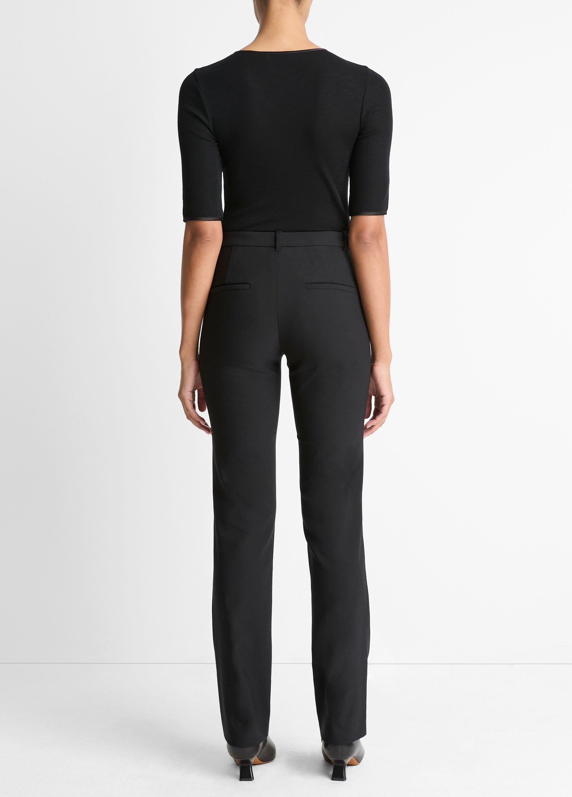 Cotton-Blend Slim Cigarette Pant image number 2