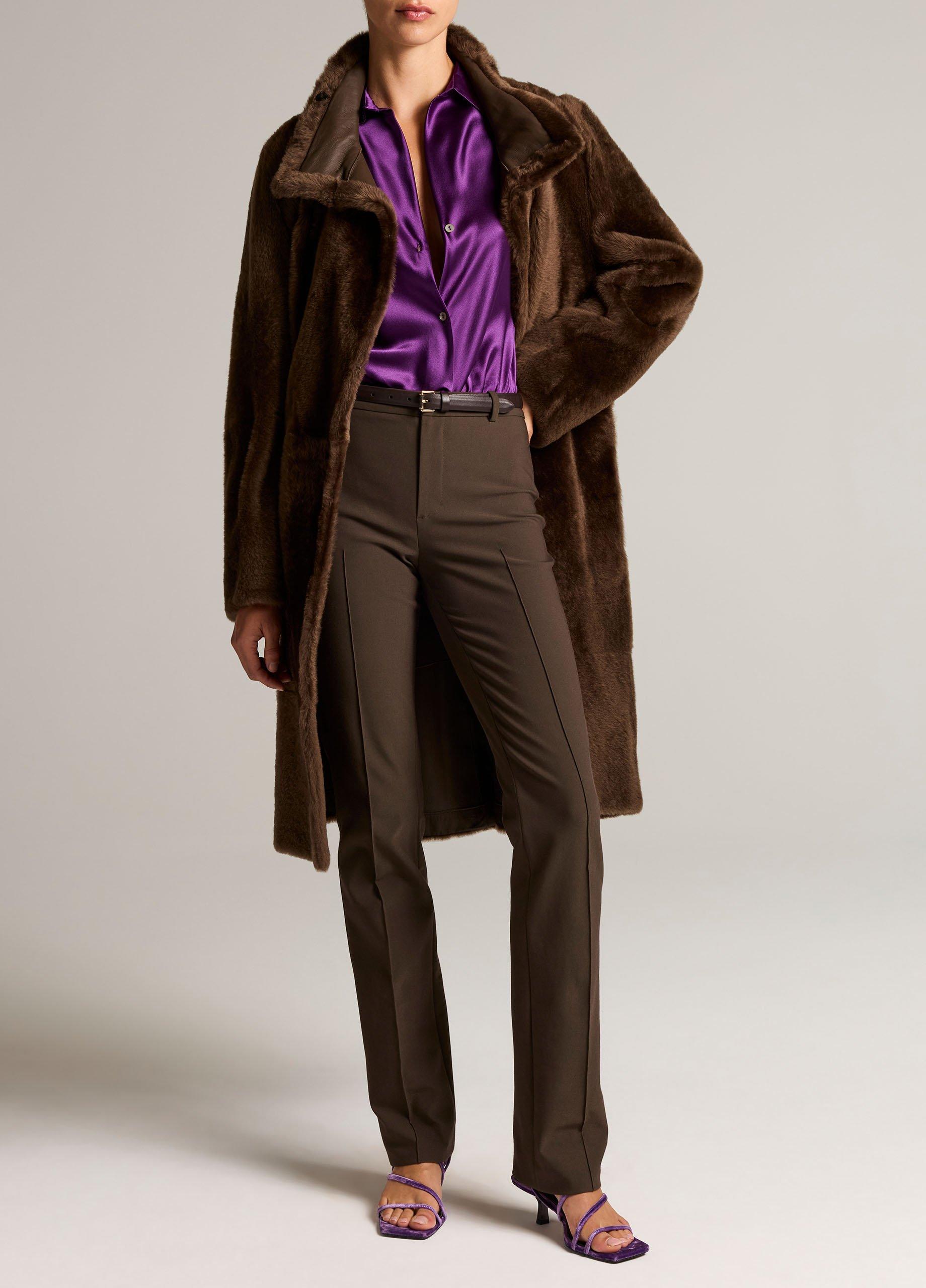 Cotton-Blend Slim Cigarette Pant image number 0