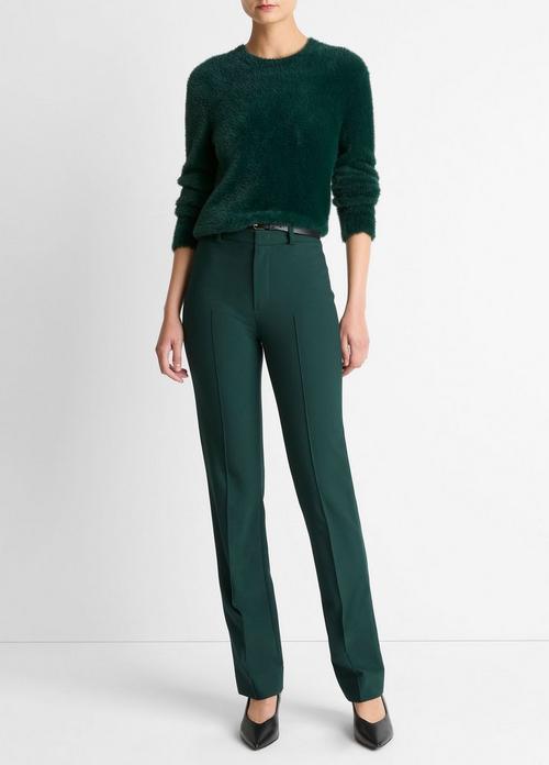Cotton-Blend Slim Cigarette Pant