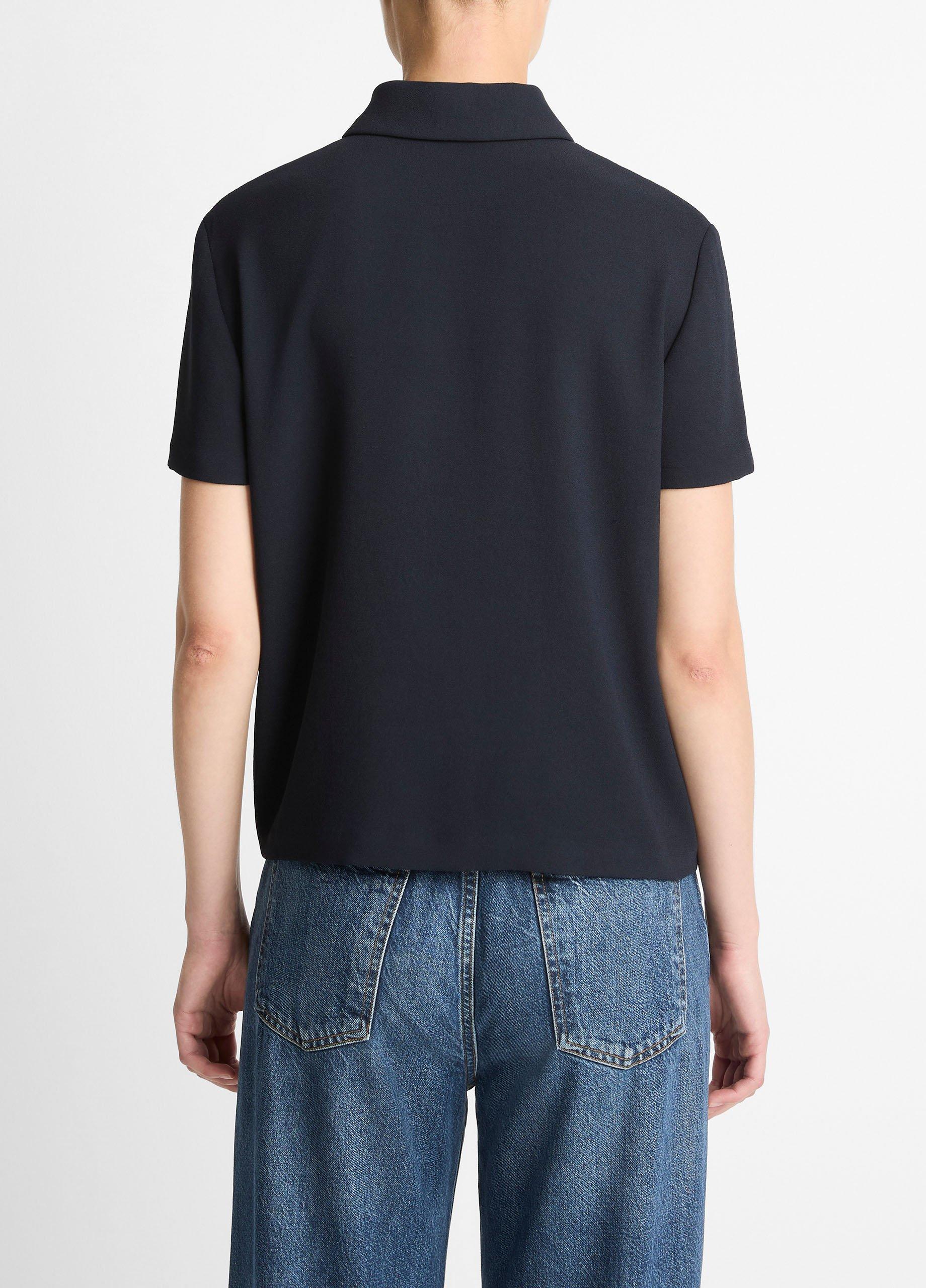 Crepe Polo Shirt image number 2