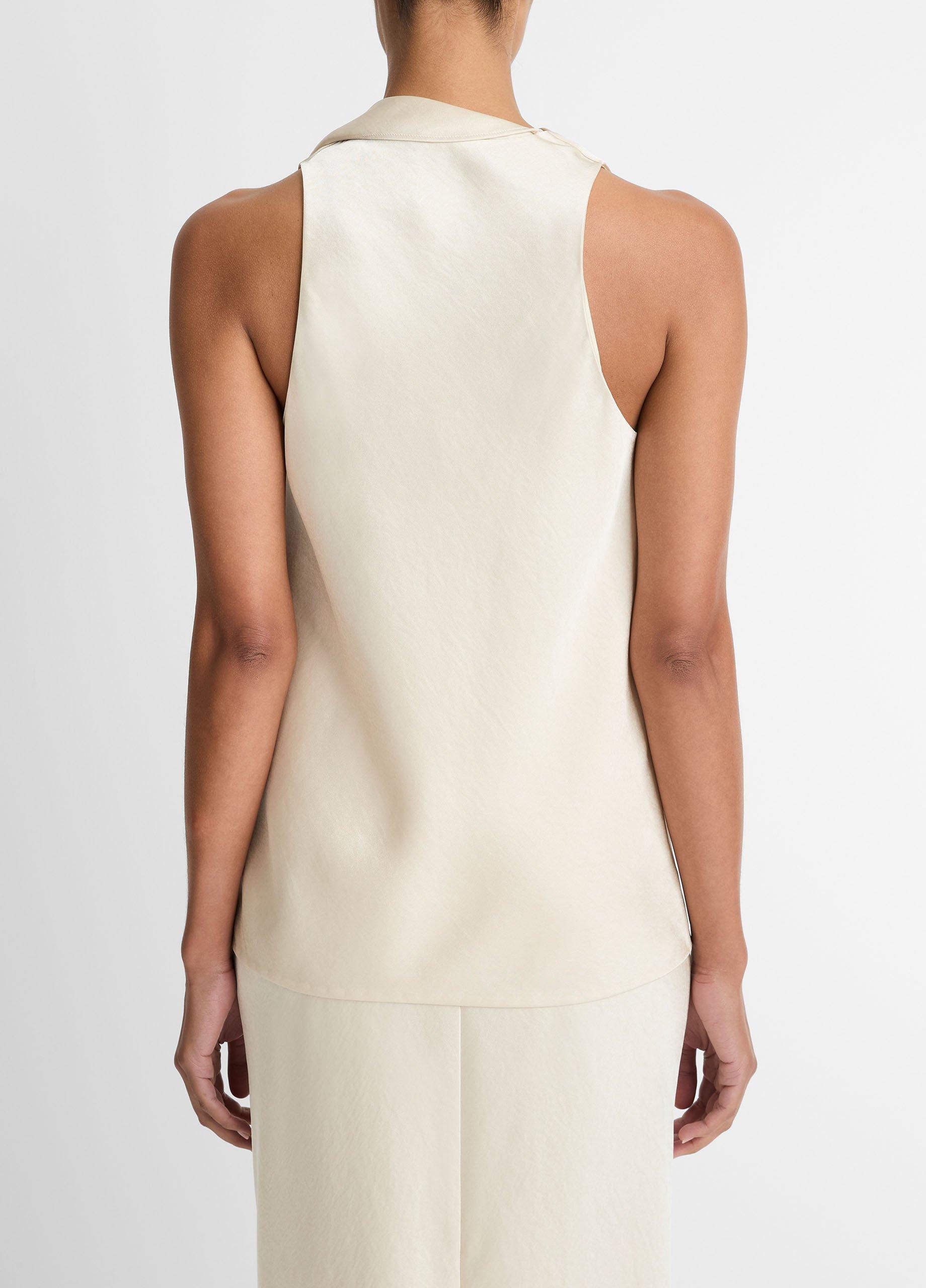 Satin Scarf Top image number 2