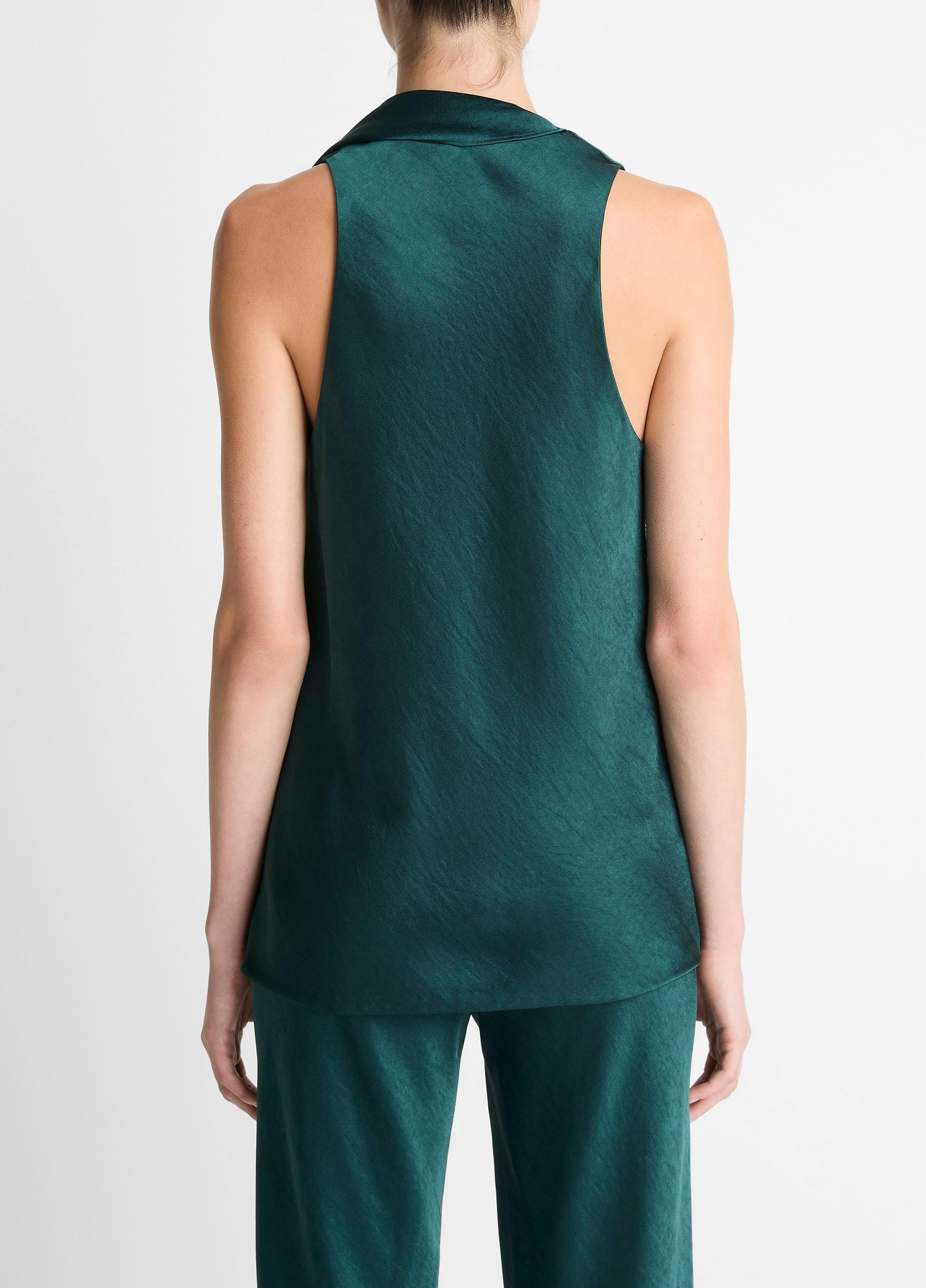 Satin Scarf Top image number 2