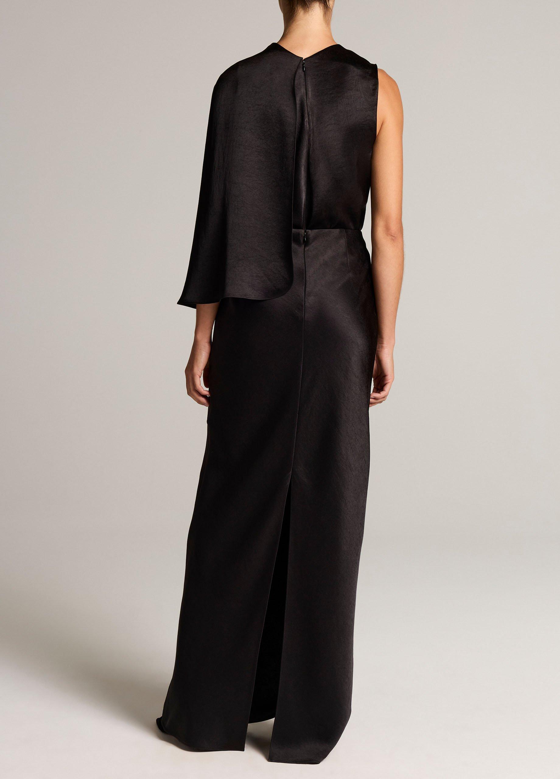Satin Bias Column Skirt image number 2
