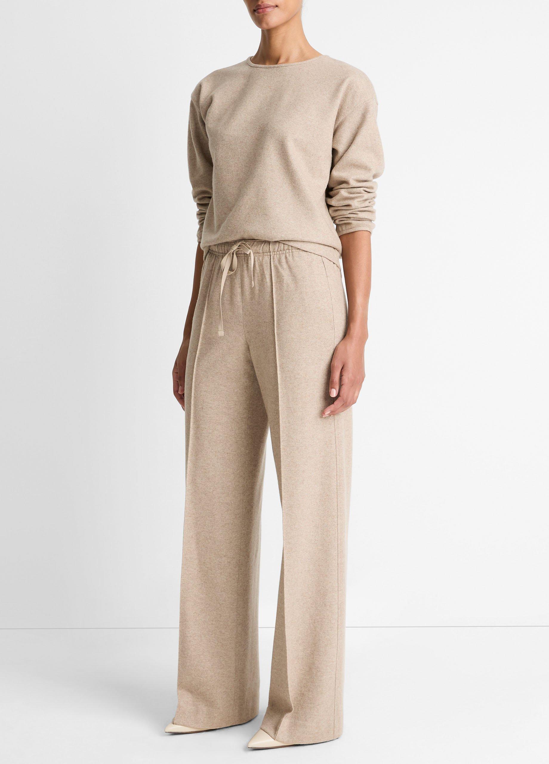 Wool-Blend Tailored Wide-Leg Pant image number 1
